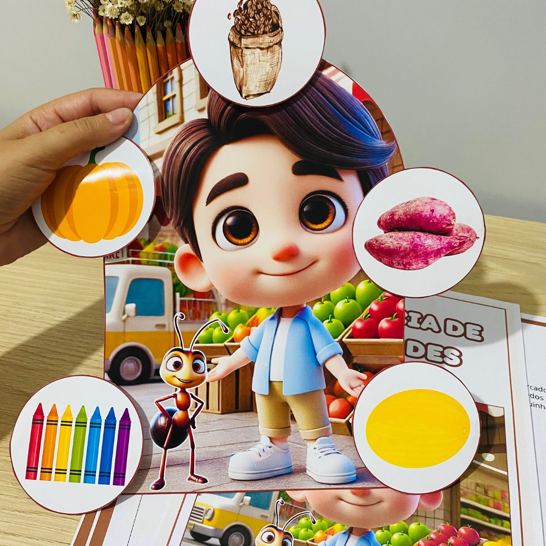 Luva musical + sequência de atividades Formiguinha