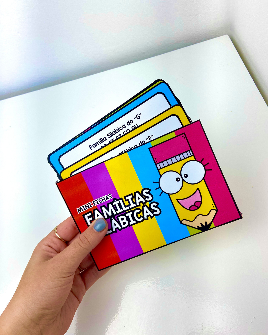 Mini fichas de leitura família silábica - Imagem 3