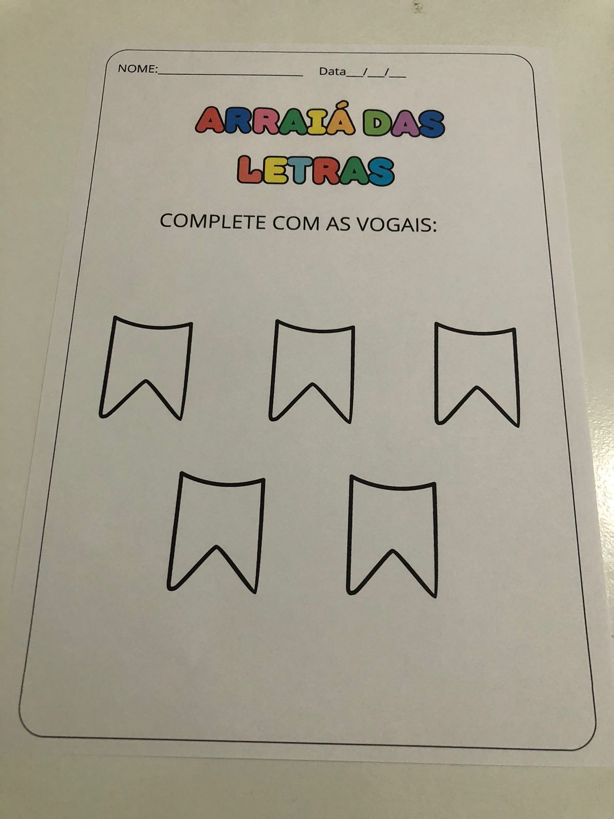 Arraiá das Letras – Clube de Atividades