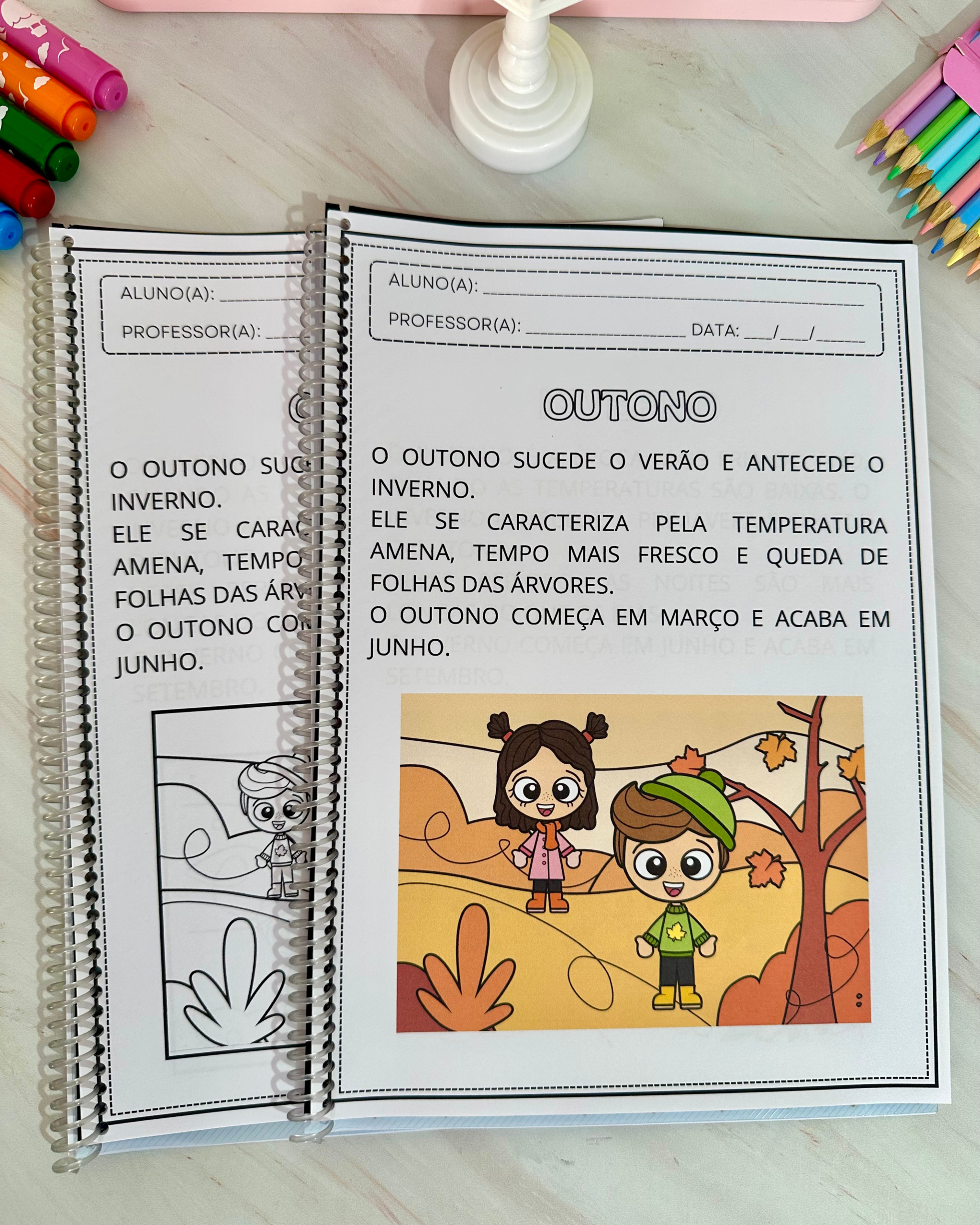 Apostila de Atividades – Tema: Estações do Ano - Imagem 5