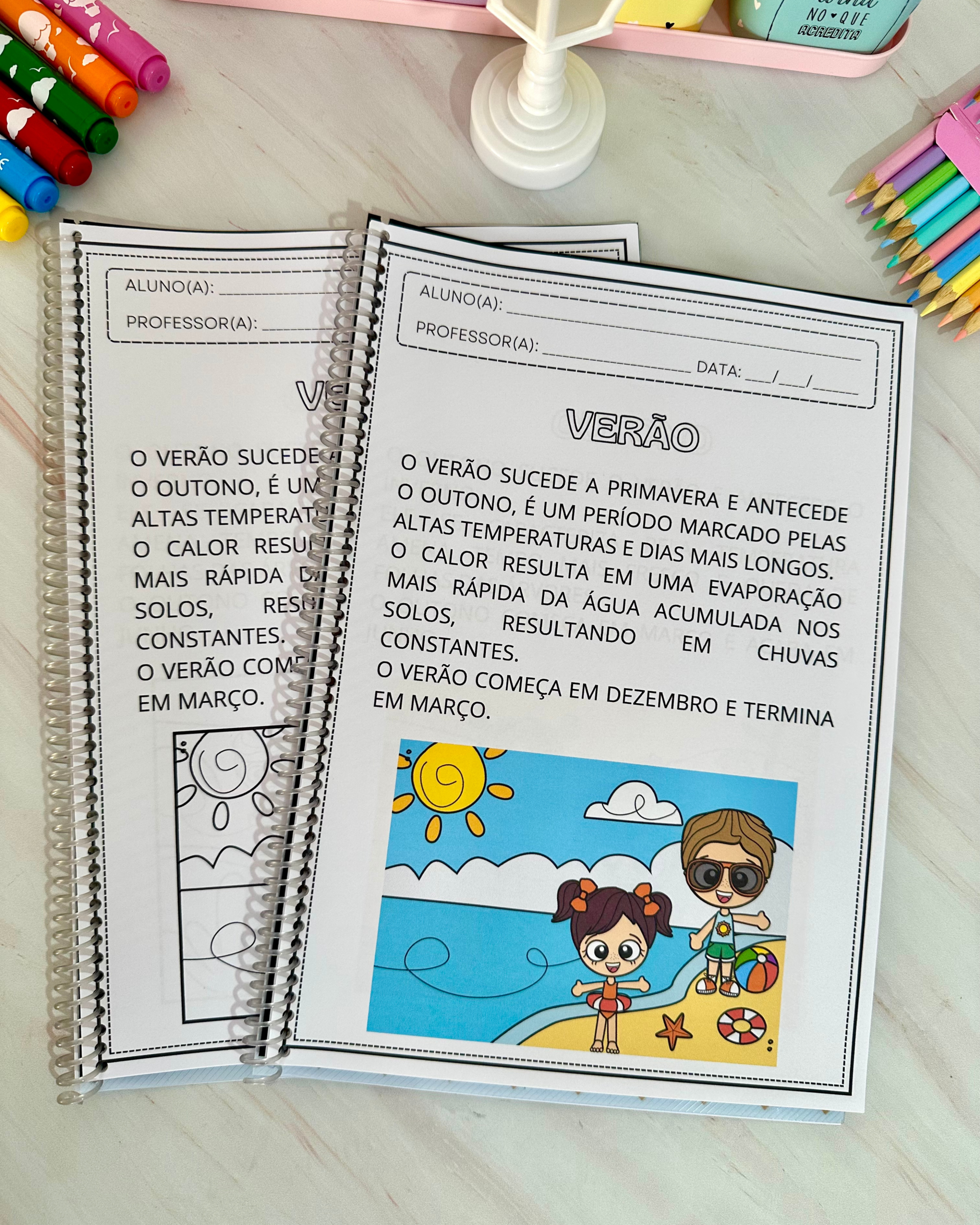 Apostila de Atividades – Tema: Estações do Ano - Imagem 6