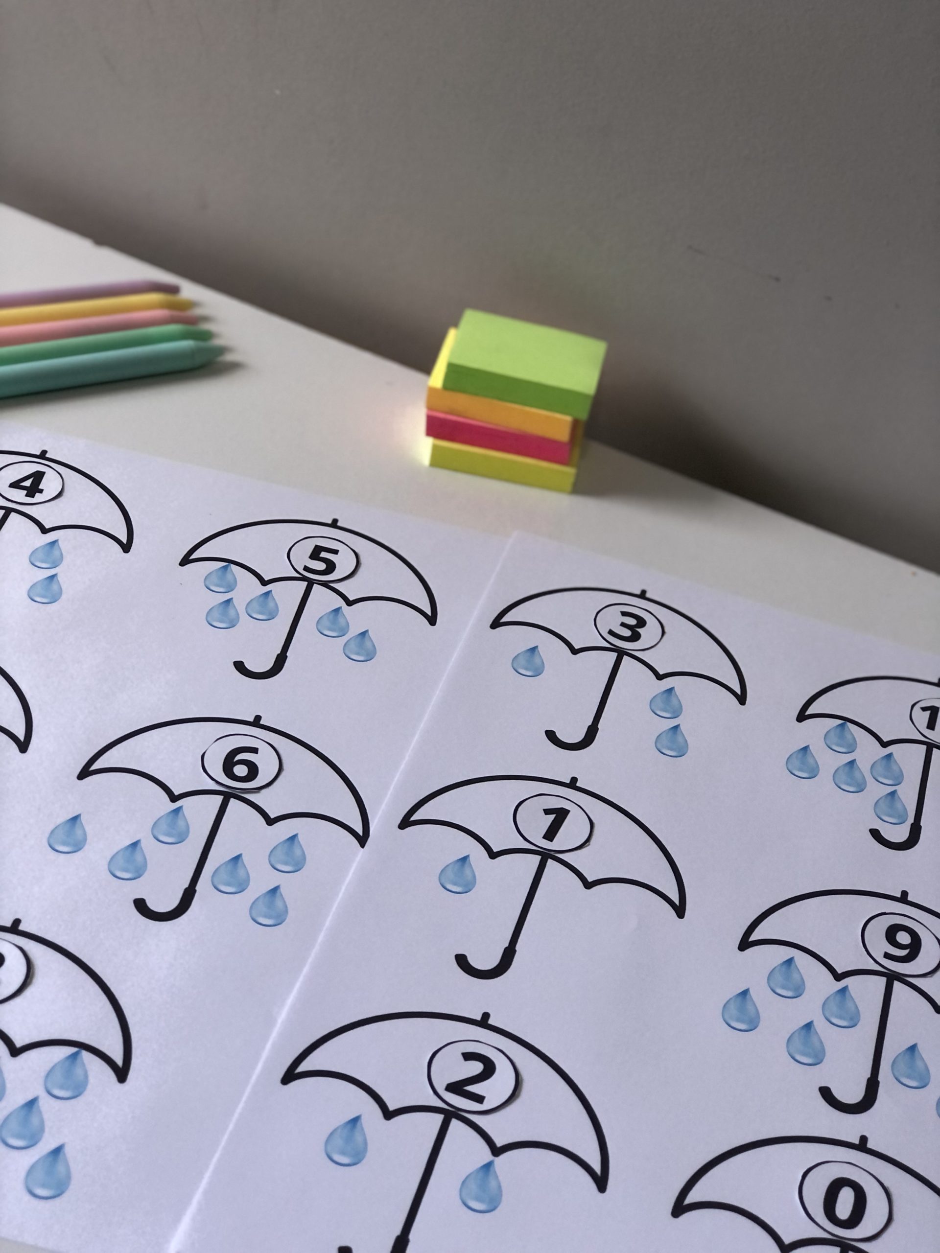 Atividade Lúdica: Números e Quantidades - Tema Guarda-Chuva - Imagem 5