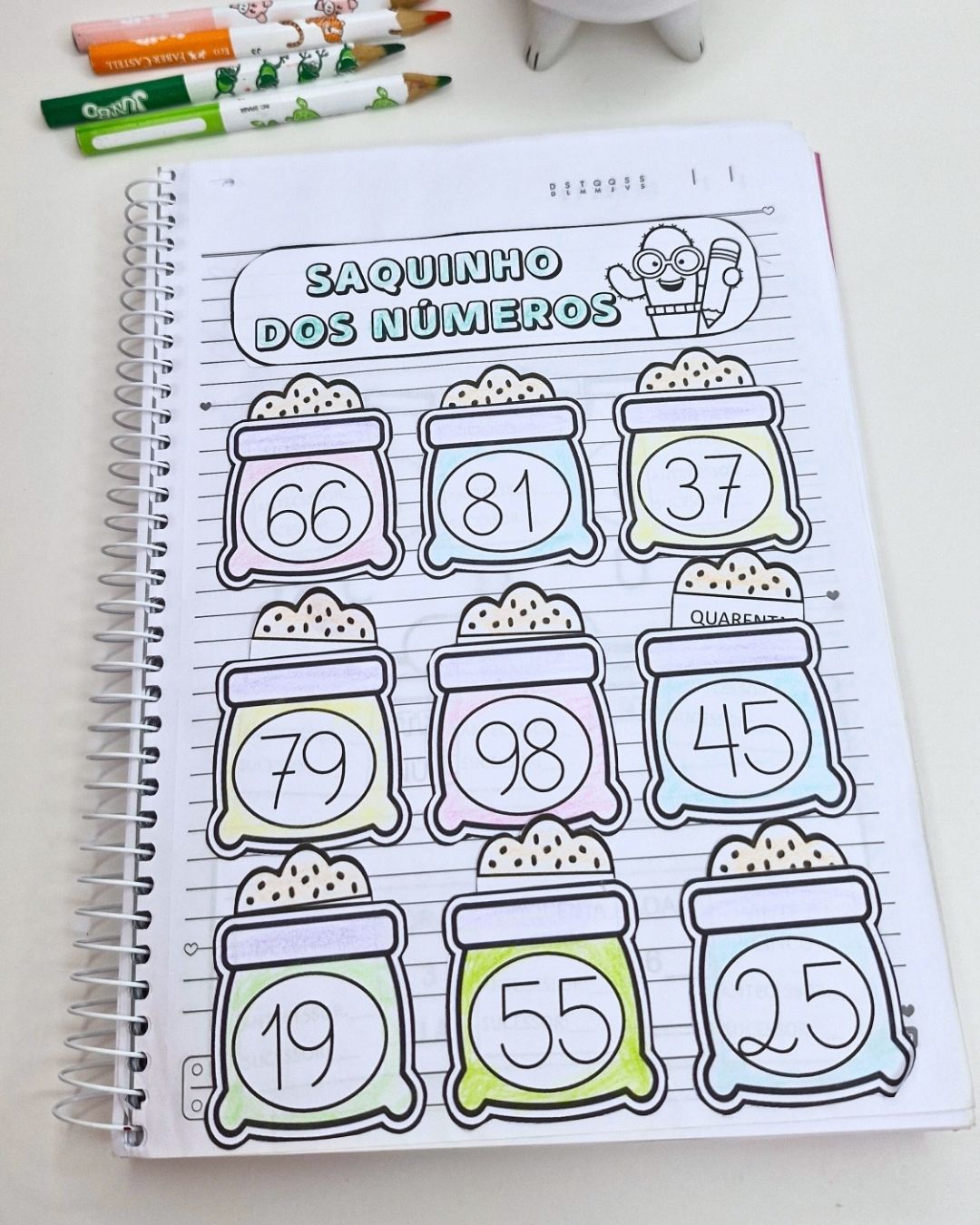 26 Páginas de Atividades – Números até 100 - Imagem 8