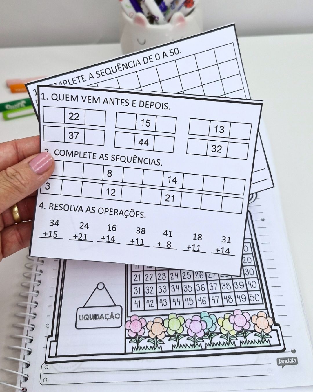 26 Páginas de Atividades – Números até 100 - Imagem 16
