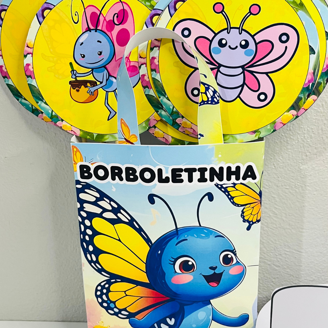 SACOLA MUSICAL BORBOLETINHA