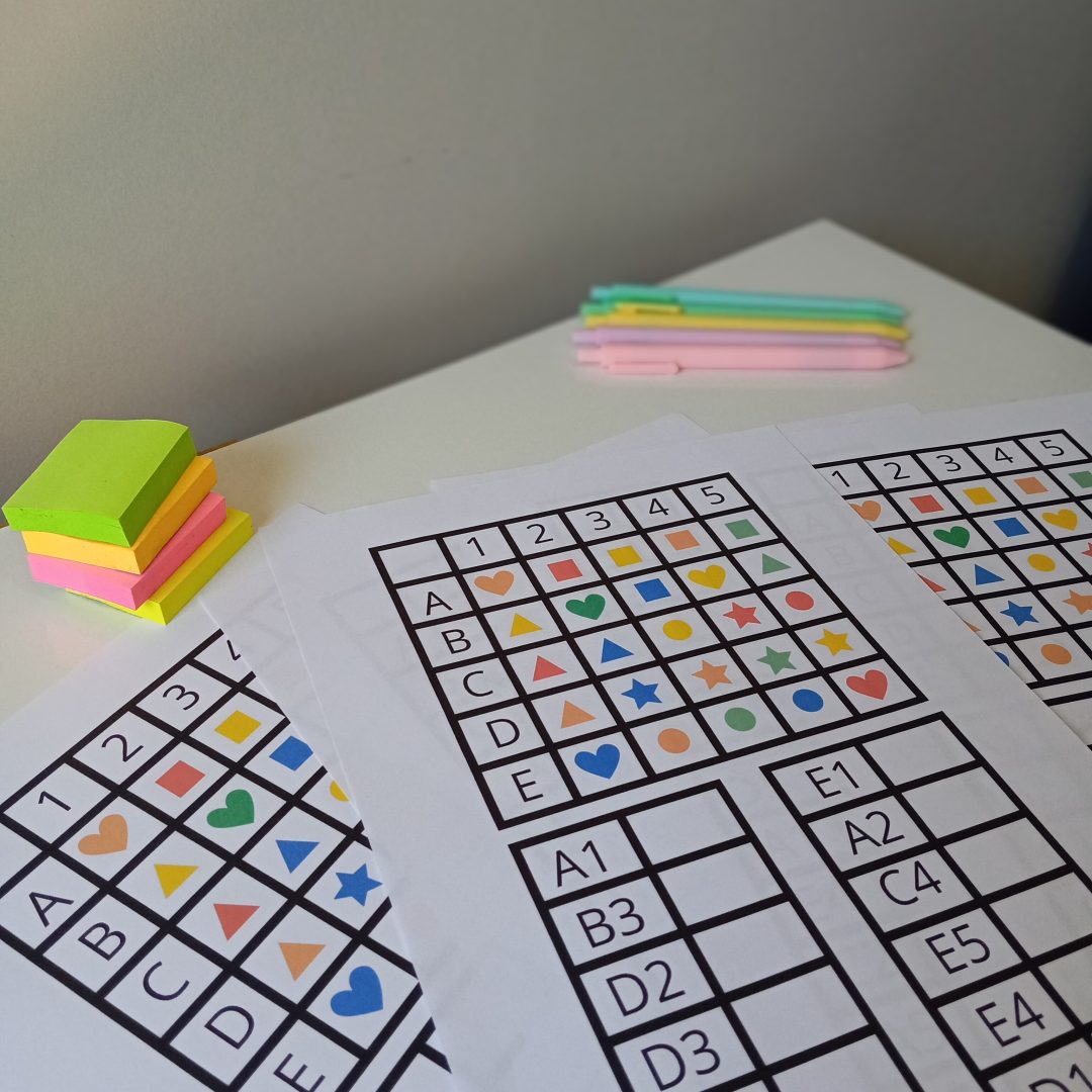 Coordenadas Divertidas: Formas e Cores