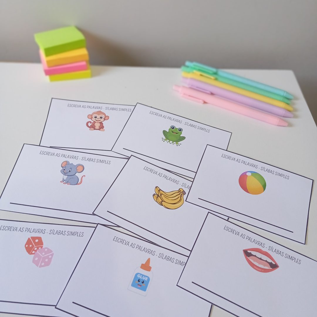 Escreva as Palavras – Sílabas Simples