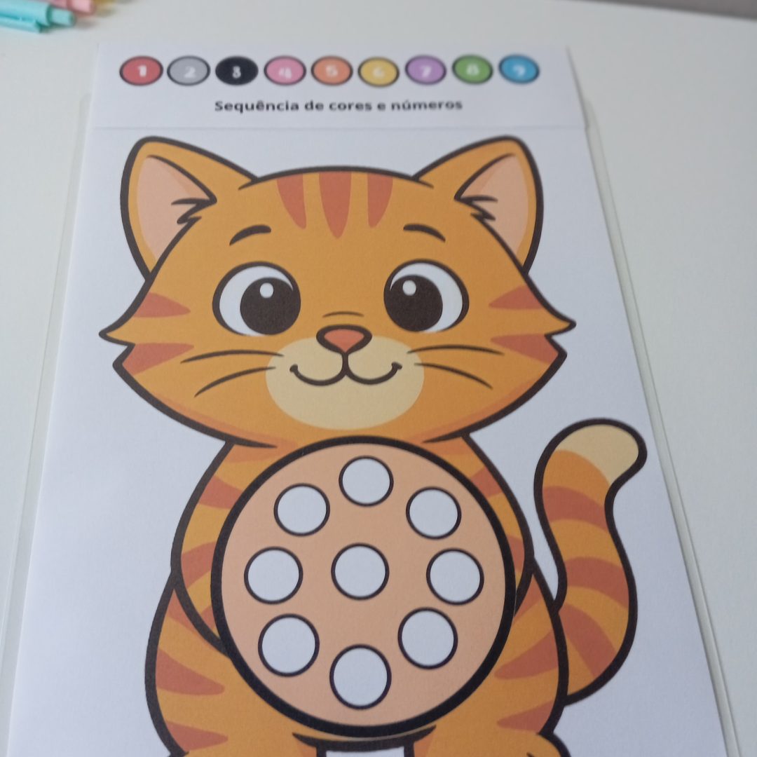 ATIVIDADE: SEQUÊNCIA DE CORES E NÚMEROS