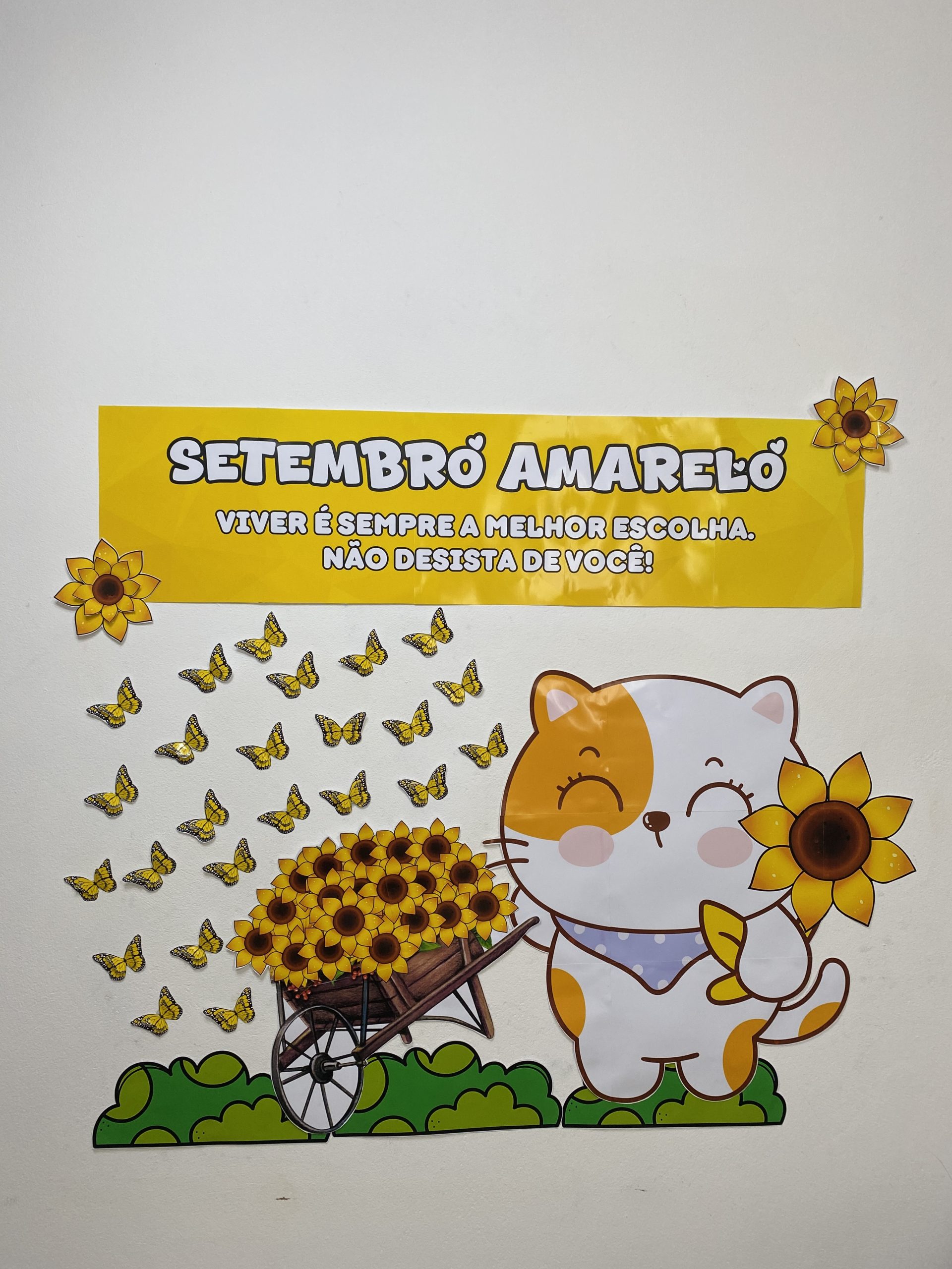 Painel Setembro Amarelo + Cartão Porta Bis - Imagem 3