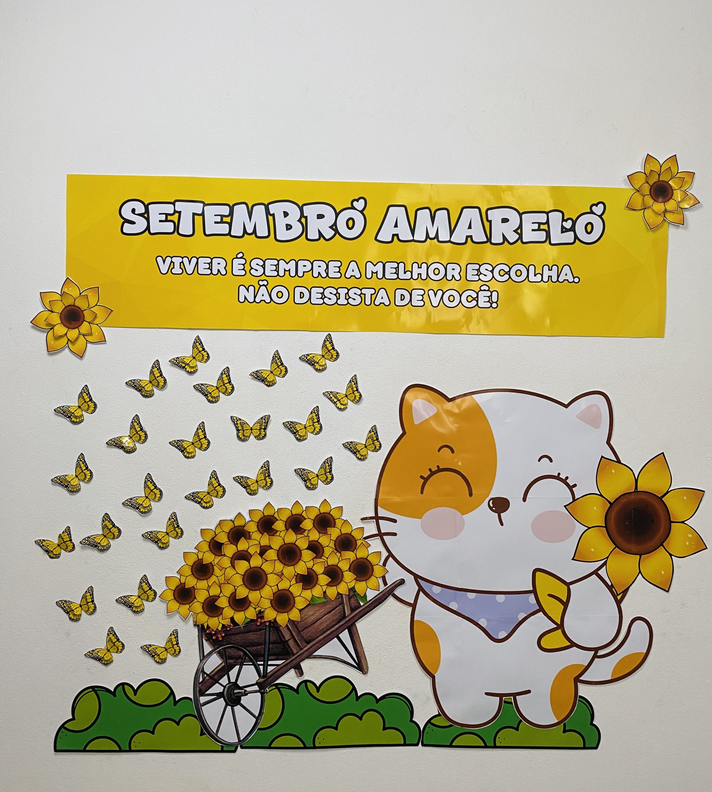 Painel Setembro Amarelo + Cartão Porta Bis - Imagem 4