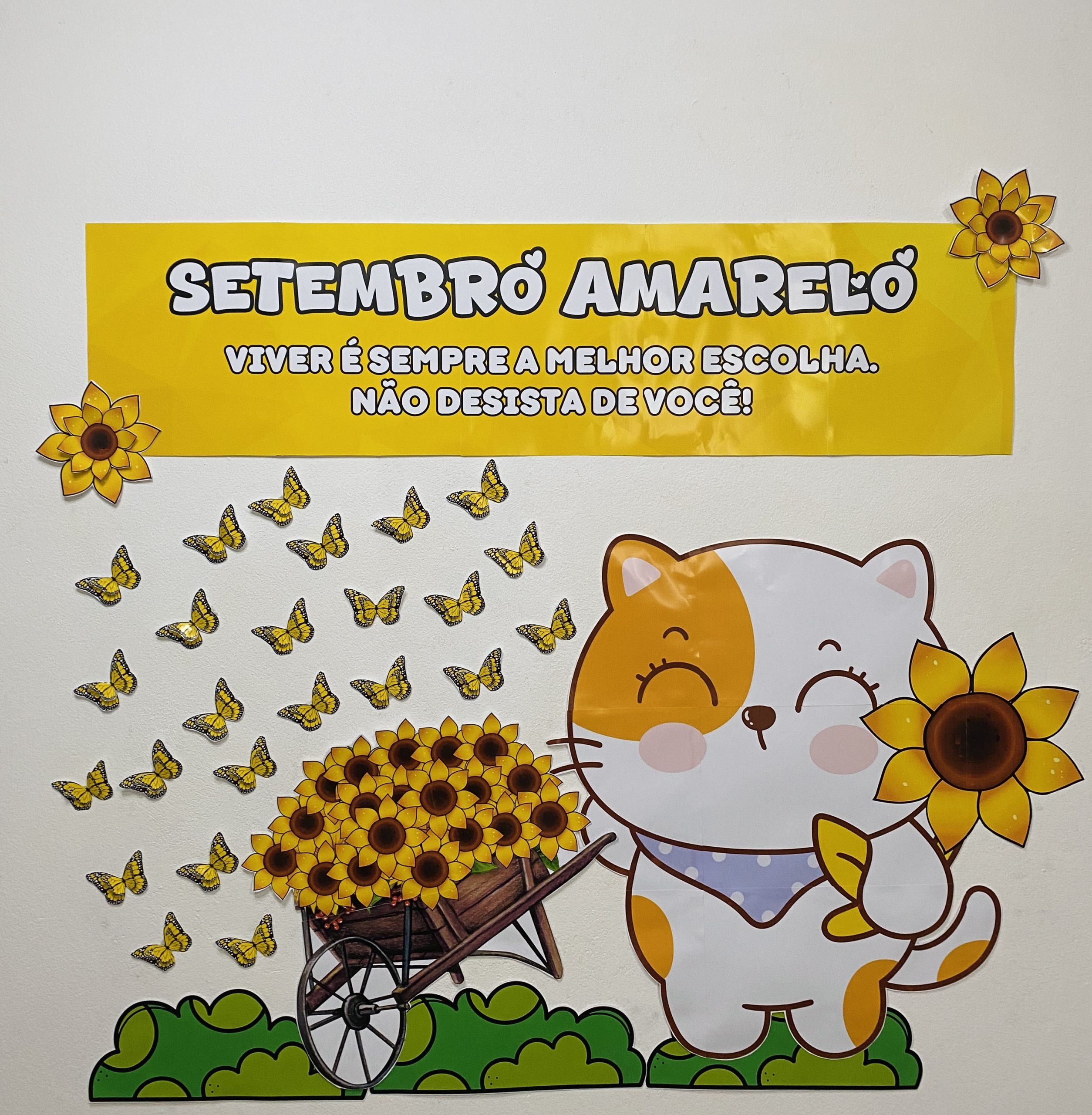 Painel Setembro Amarelo + Cartão Porta Bis - Imagem 5