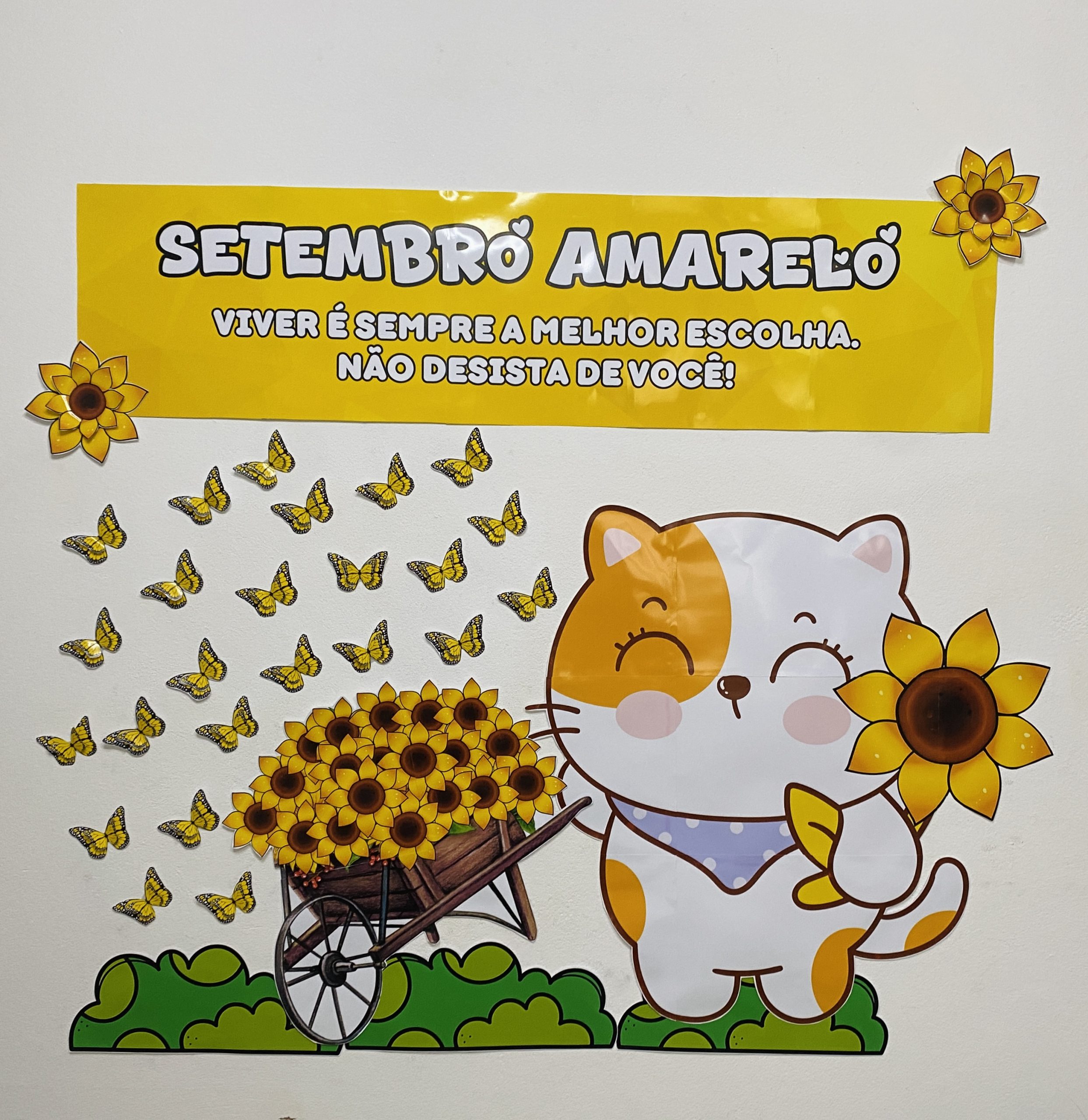 Painel Setembro Amarelo + Cartão Porta Bis - Imagem 9