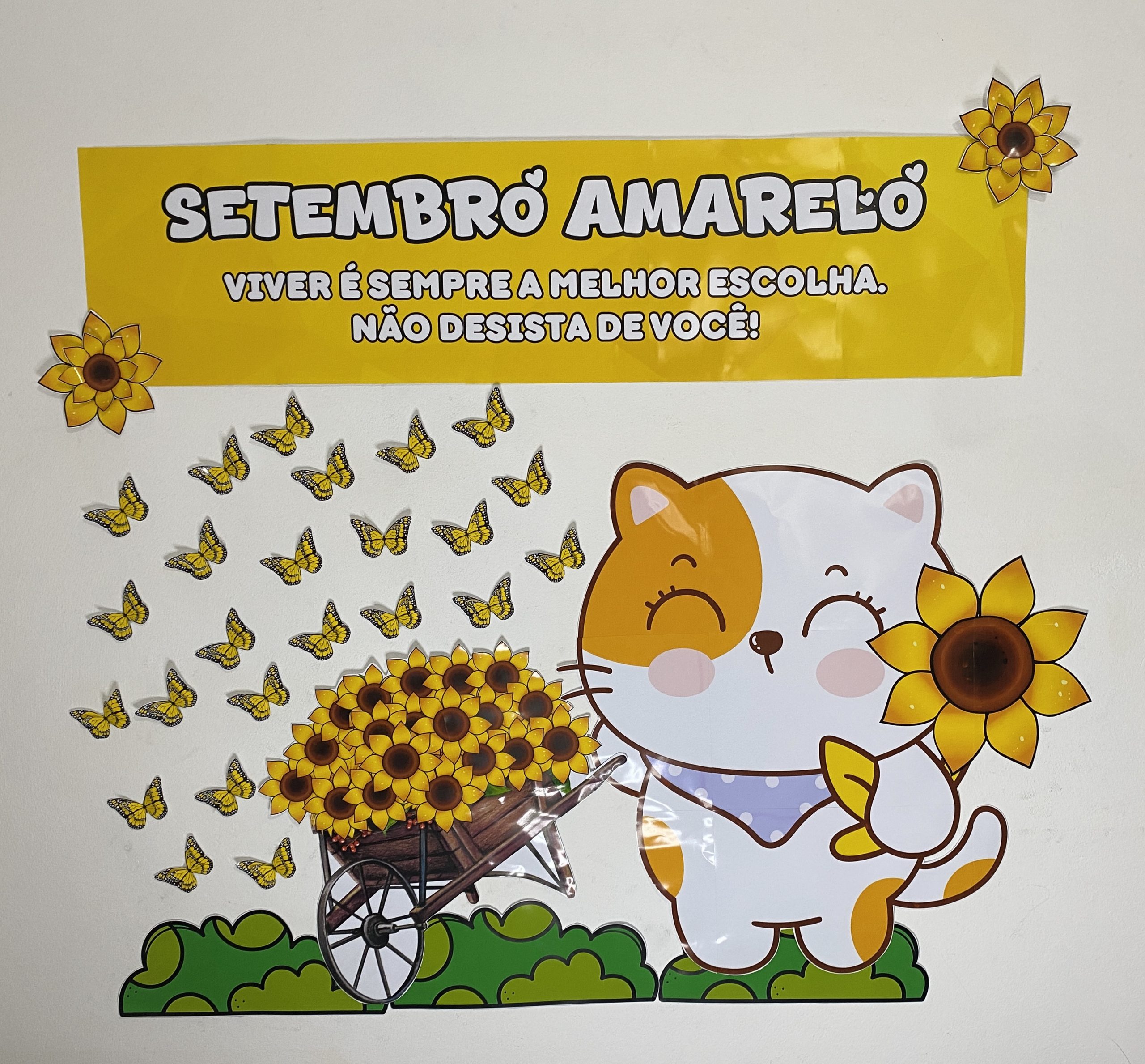 Painel Setembro Amarelo + Cartão Porta Bis - Imagem 10