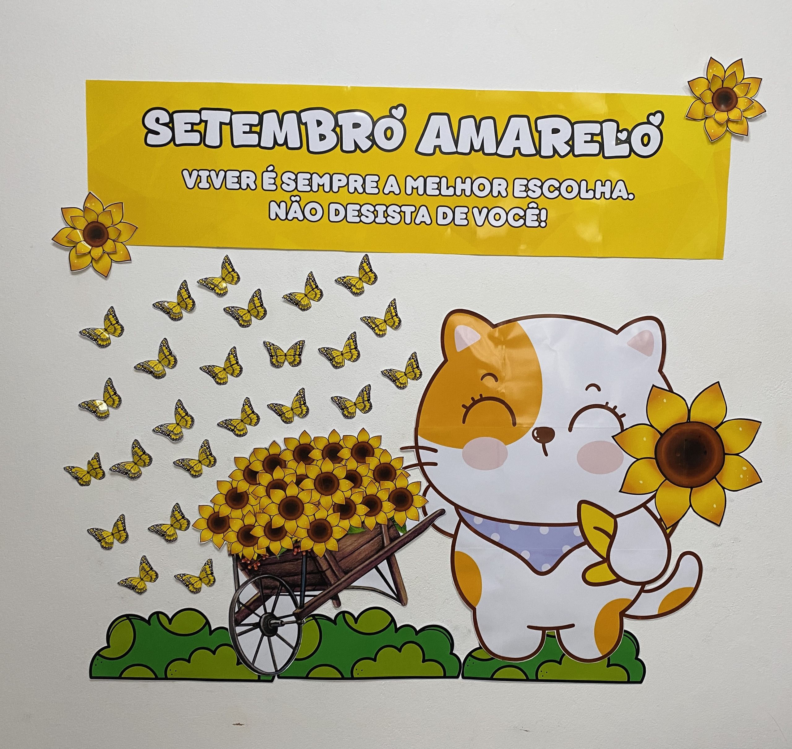 Painel Setembro Amarelo + Cartão Porta Bis - Imagem 11