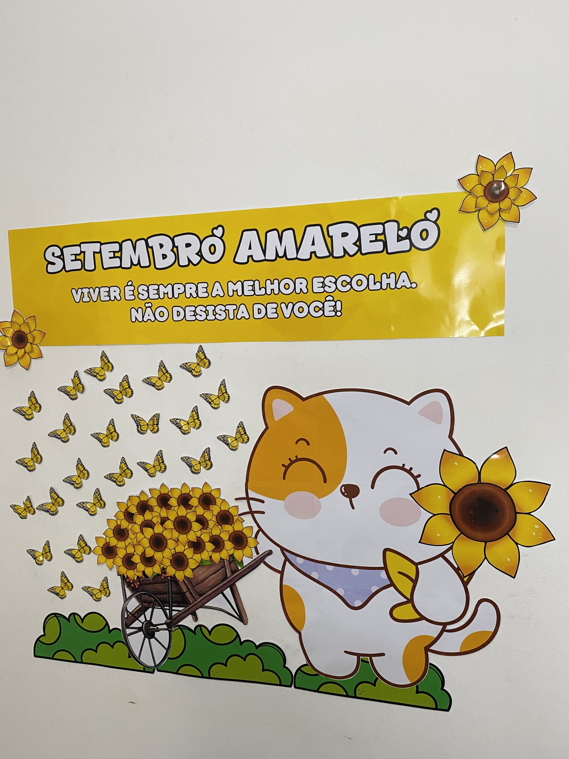 Painel Setembro Amarelo + Cartão Porta Bis - Imagem 12