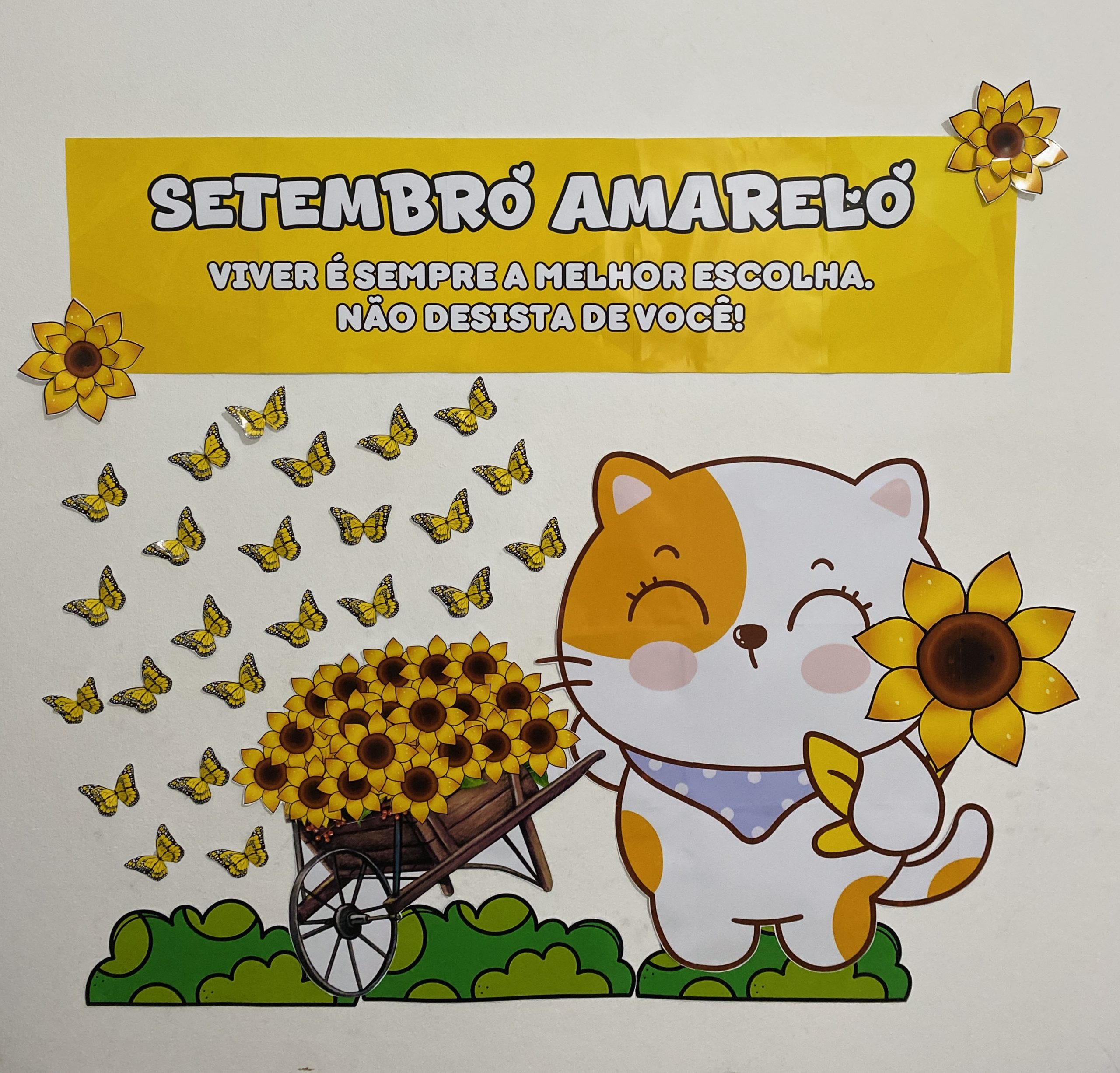 Painel Setembro Amarelo + Cartão Porta Bis - Imagem 18