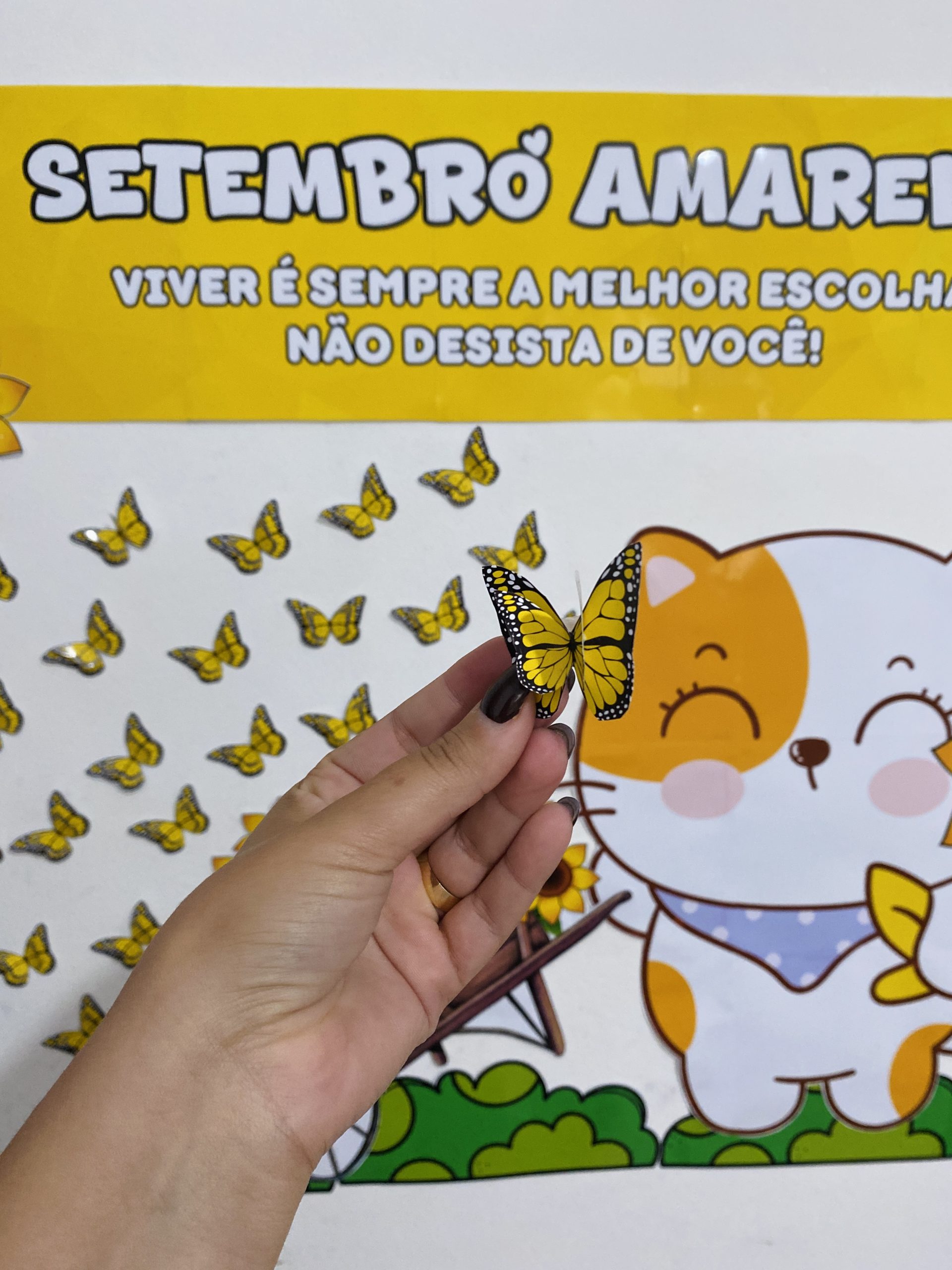 Painel Setembro Amarelo + Cartão Porta Bis - Imagem 21