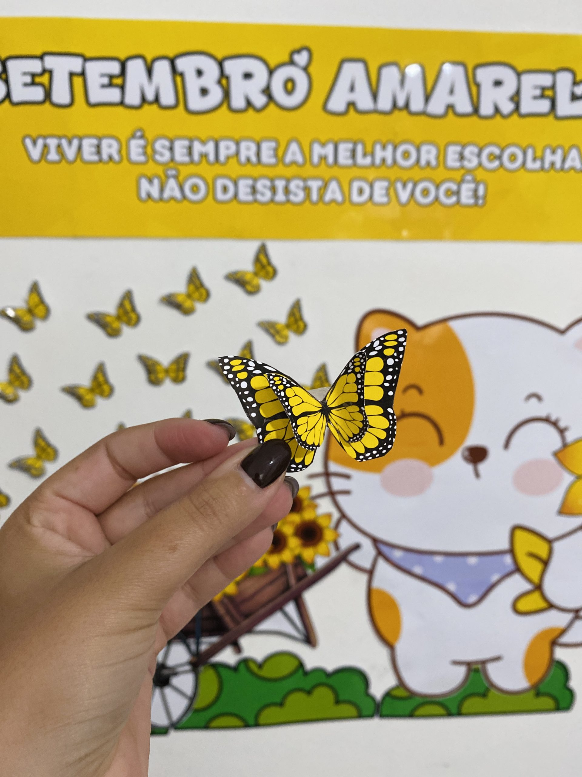 Painel Setembro Amarelo + Cartão Porta Bis - Imagem 22