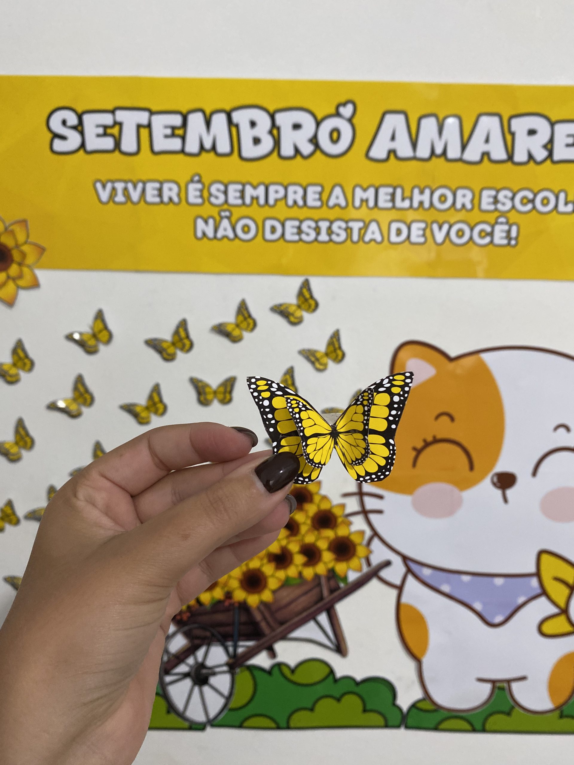Painel Setembro Amarelo + Cartão Porta Bis - Imagem 23