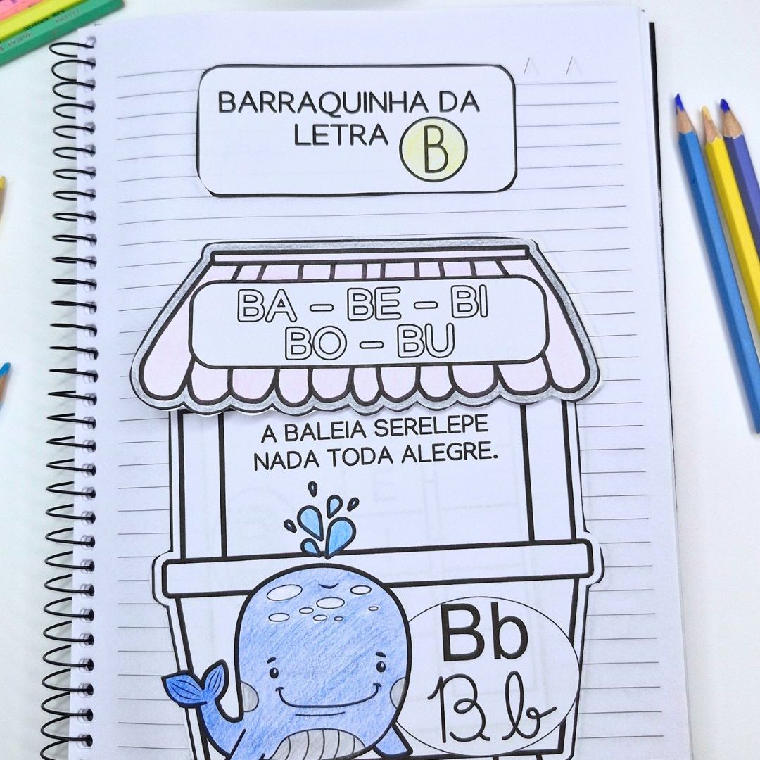 Atividades Sílabas Simples Barraquinha das Letras
