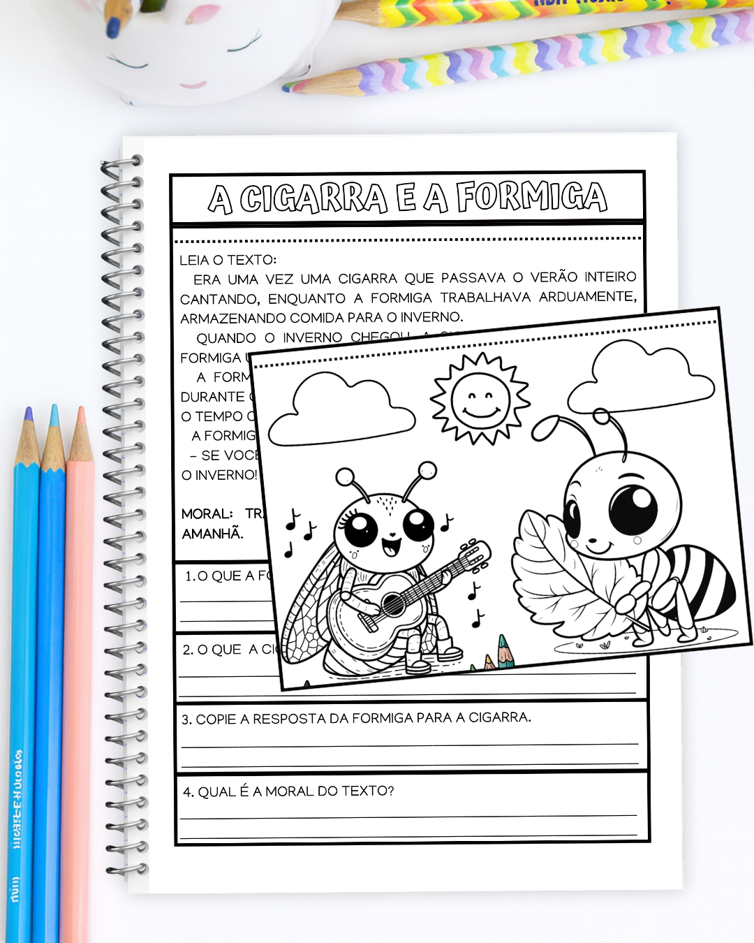 Sequência Didática A Cigarra e a Formiga - Imagem 2