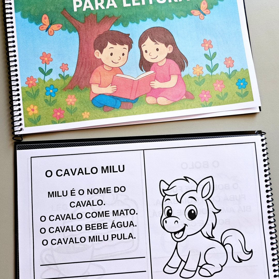 Livrinho de Leitura com Sílabas Simples + livrinho letra cursiva