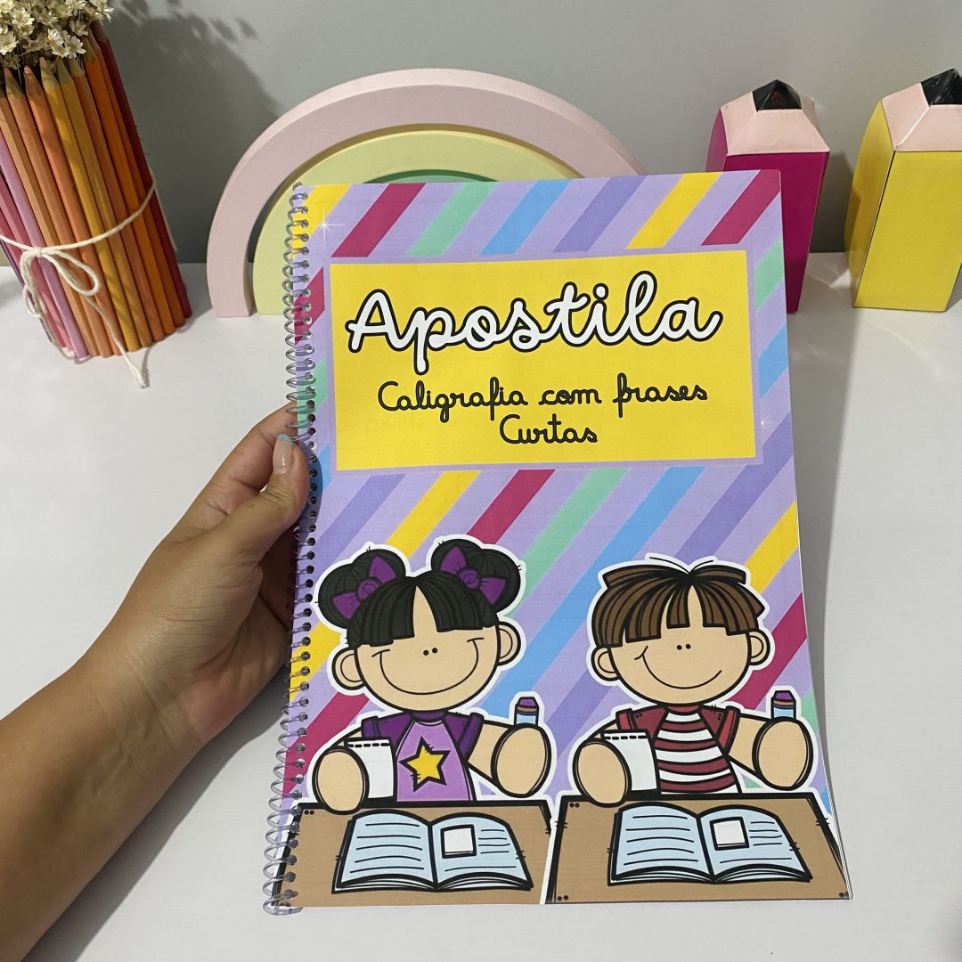 Apostila de Caligrafia com Frases Curtas