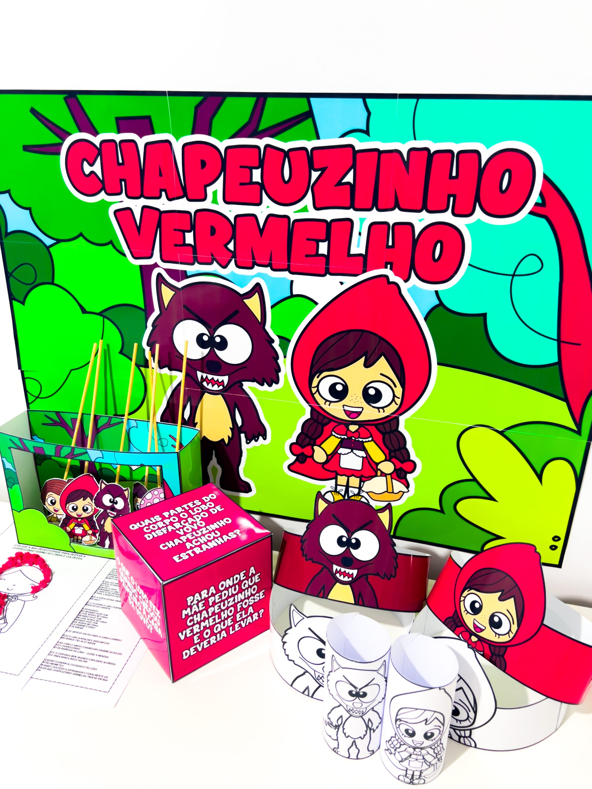Kit Conto Chapeuzinho Vermelho - Imagem 2