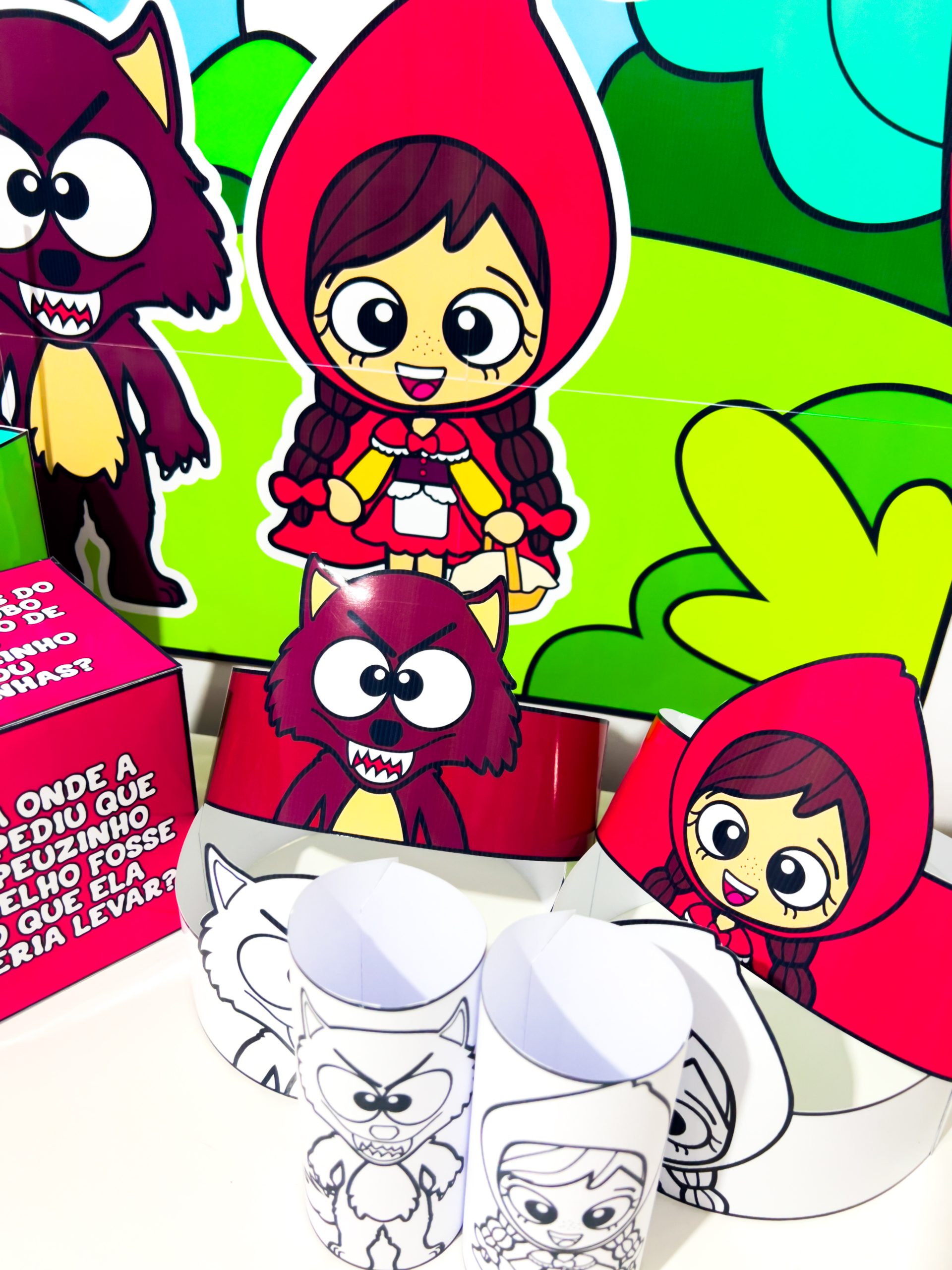 Kit Conto Chapeuzinho Vermelho - Imagem 3