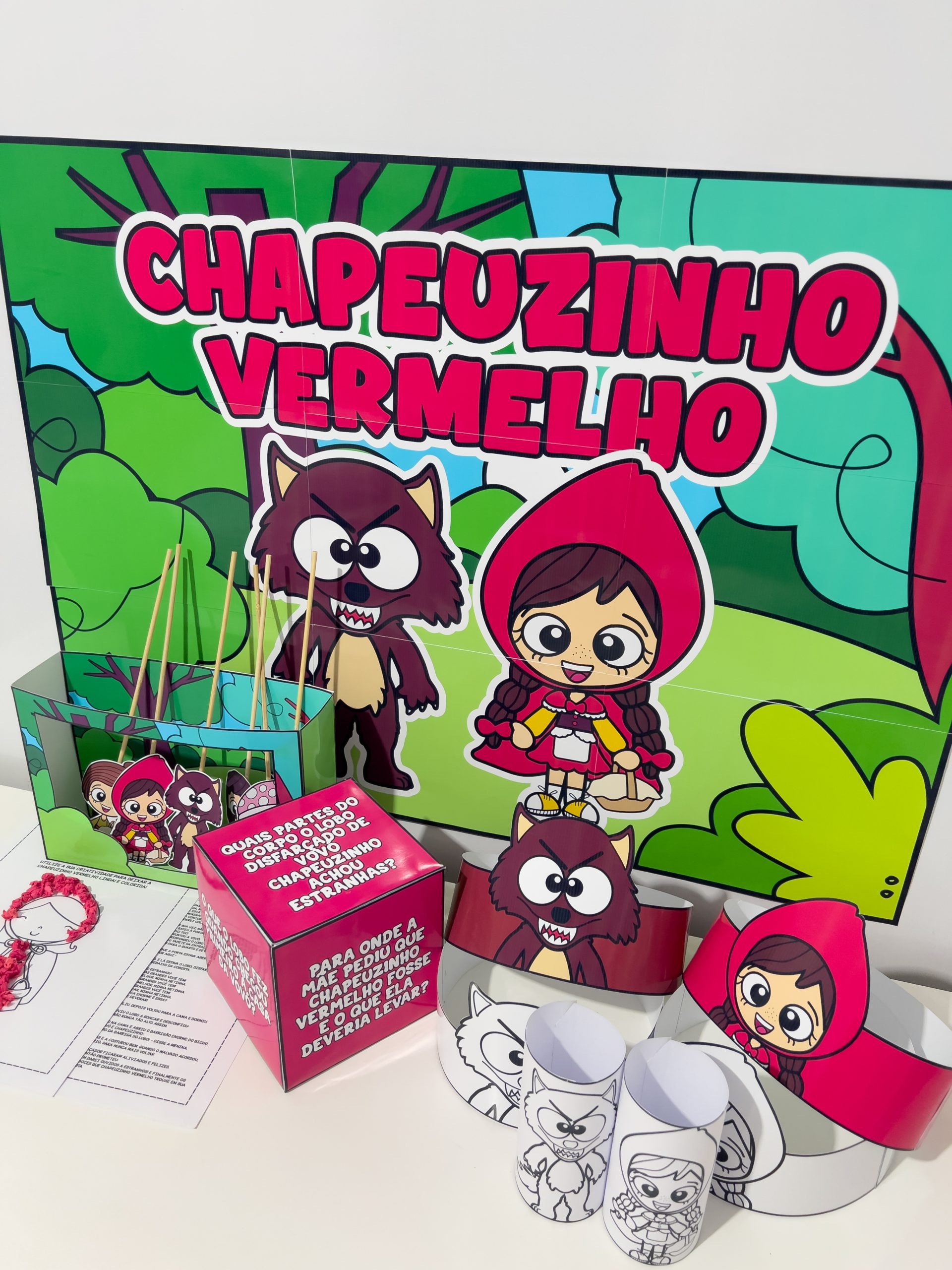 Kit Conto Chapeuzinho Vermelho - Imagem 4