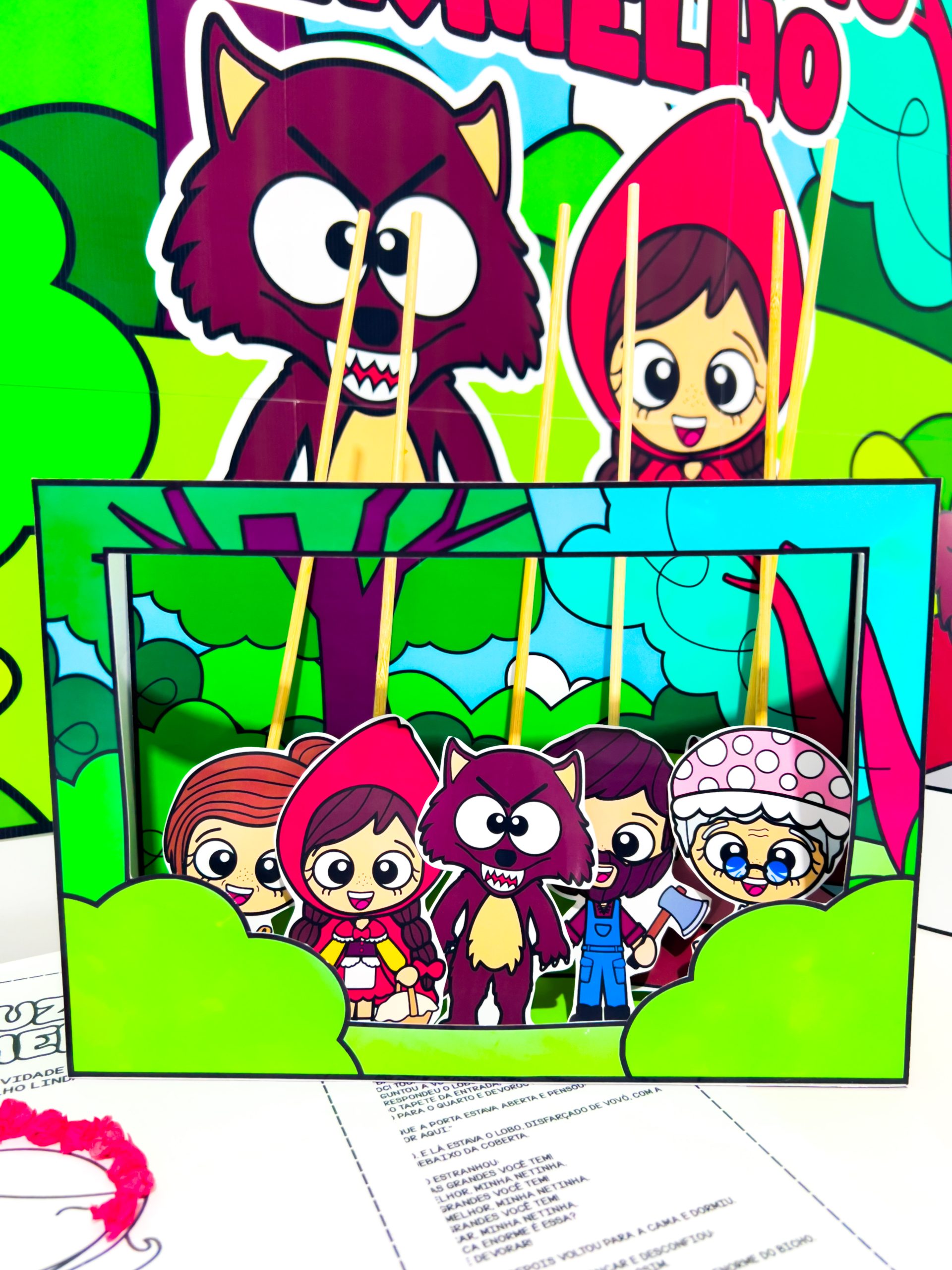 Kit Conto Chapeuzinho Vermelho - Imagem 7