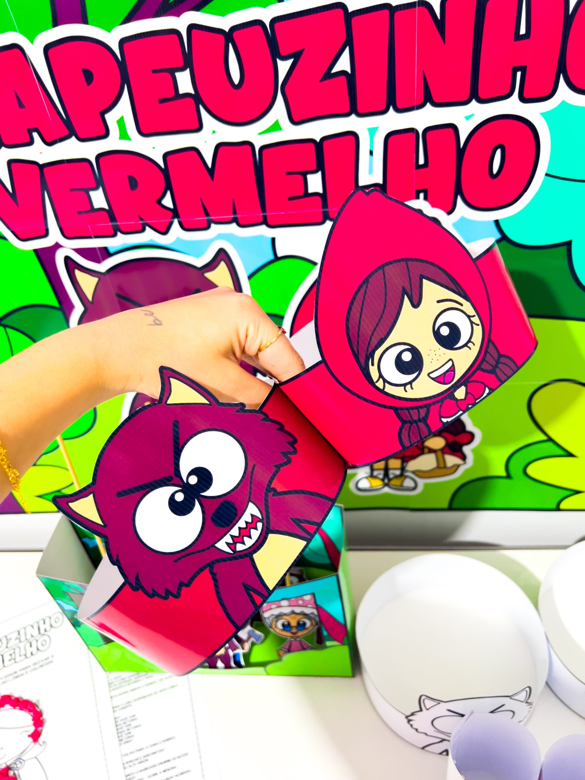 Kit Conto Chapeuzinho Vermelho - Imagem 9