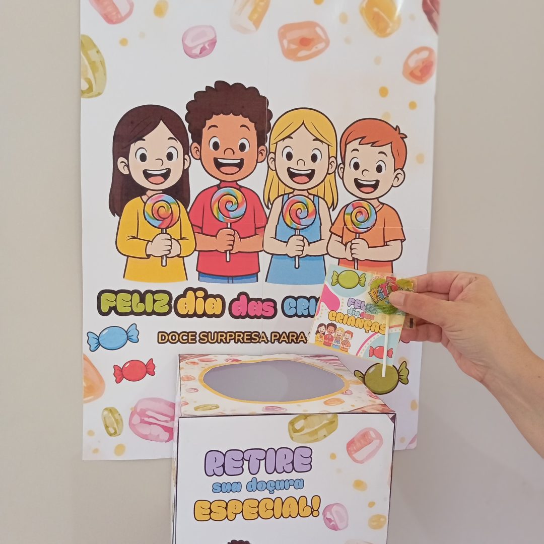 Painel Dia das Crianças Com caixinha + cartãozinho