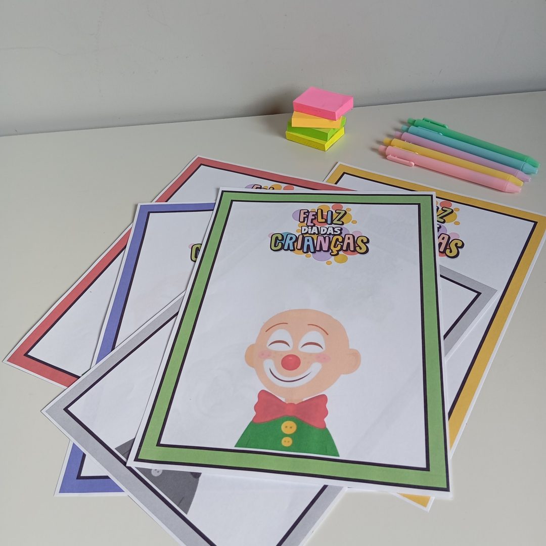 Palhacinho para Pintar