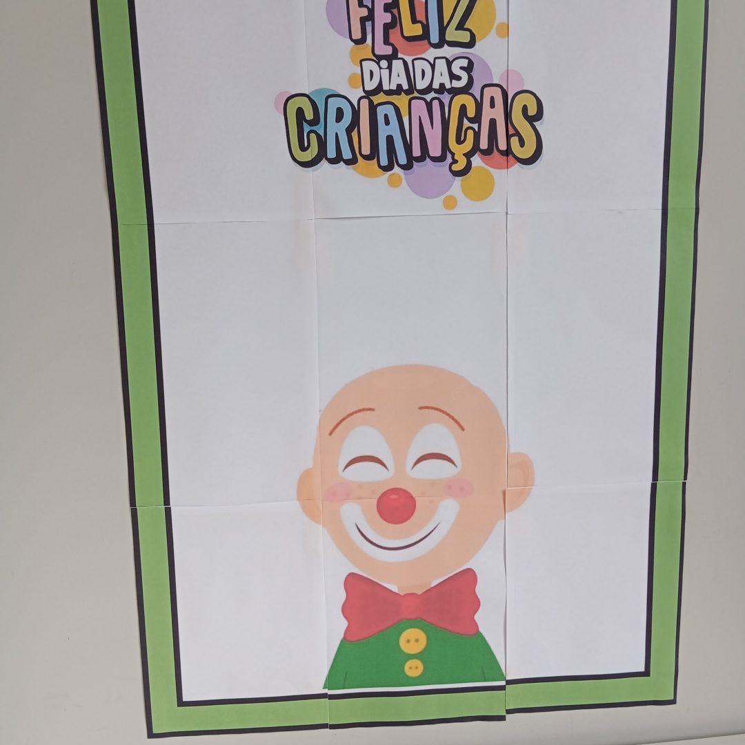 Painel Interativo: Palhacinho do Dia das Crianças!