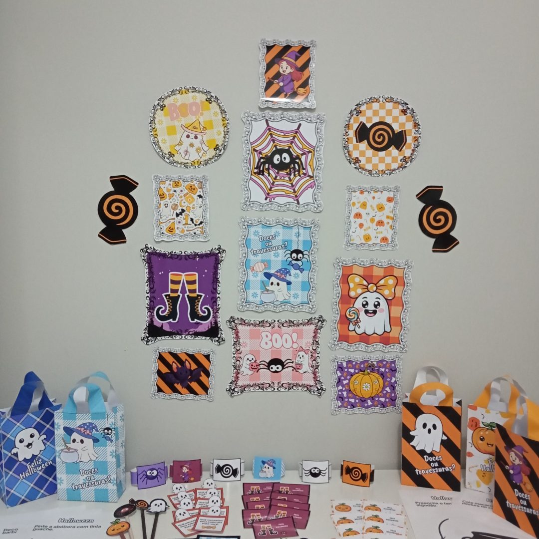 KIT de Enfeites de Halloween