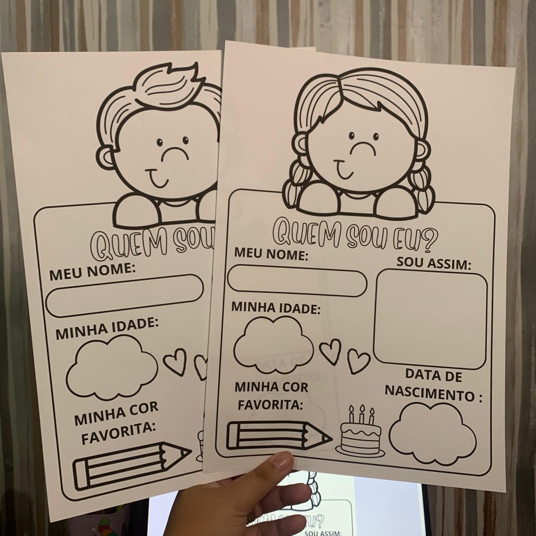 ATIVIDADE “QUEM SOU EU?”