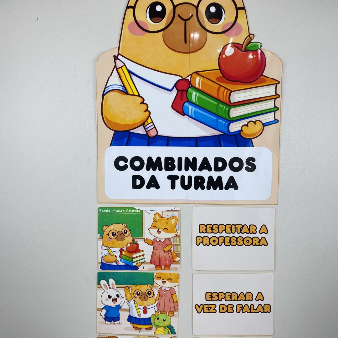 COMBINADOS DA TURMA – Painel Decorativo + Regras Visuais