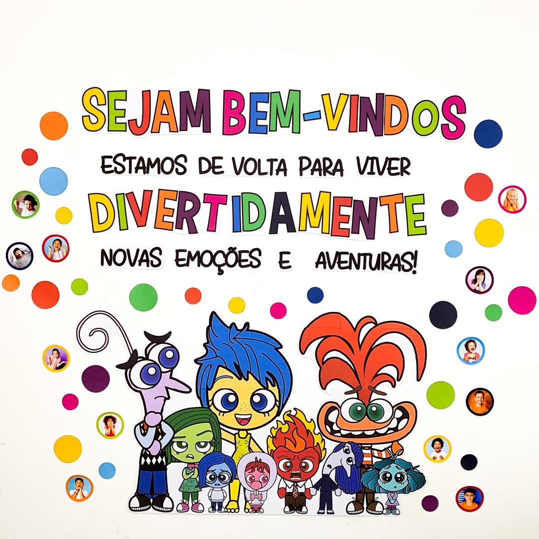 Painel Volta às Aulas Divertidamente