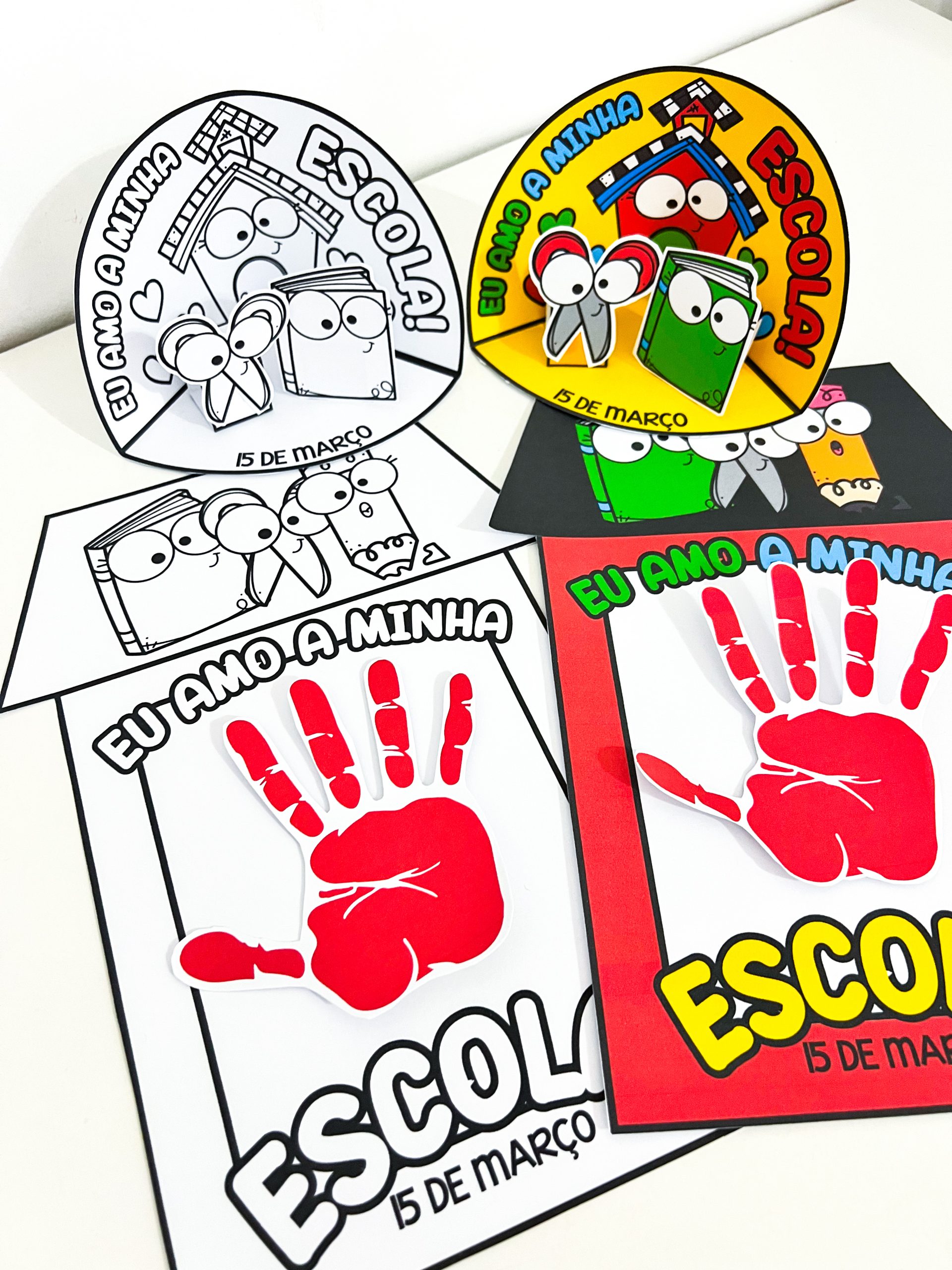 cenário 3D dia da escola - Imagem 3