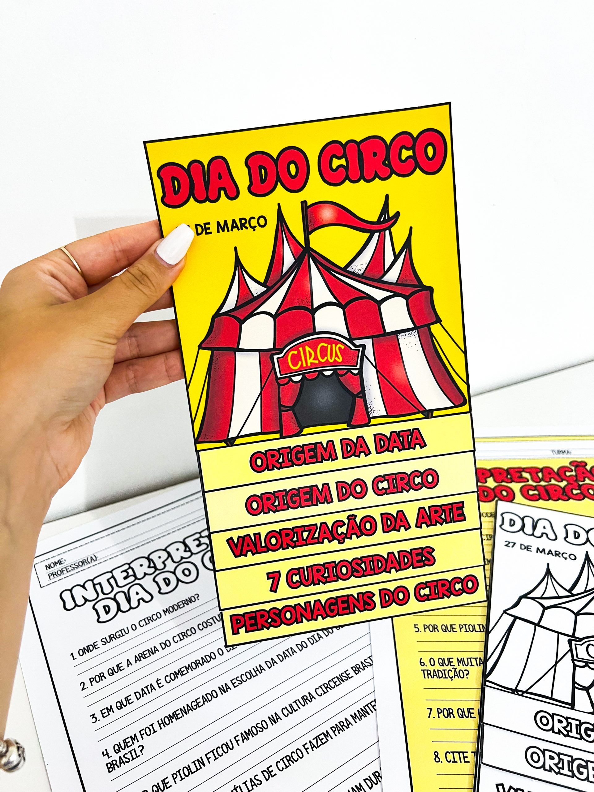 Flipbook Dia do Circo + Interpretação de Texto - Imagem 2
