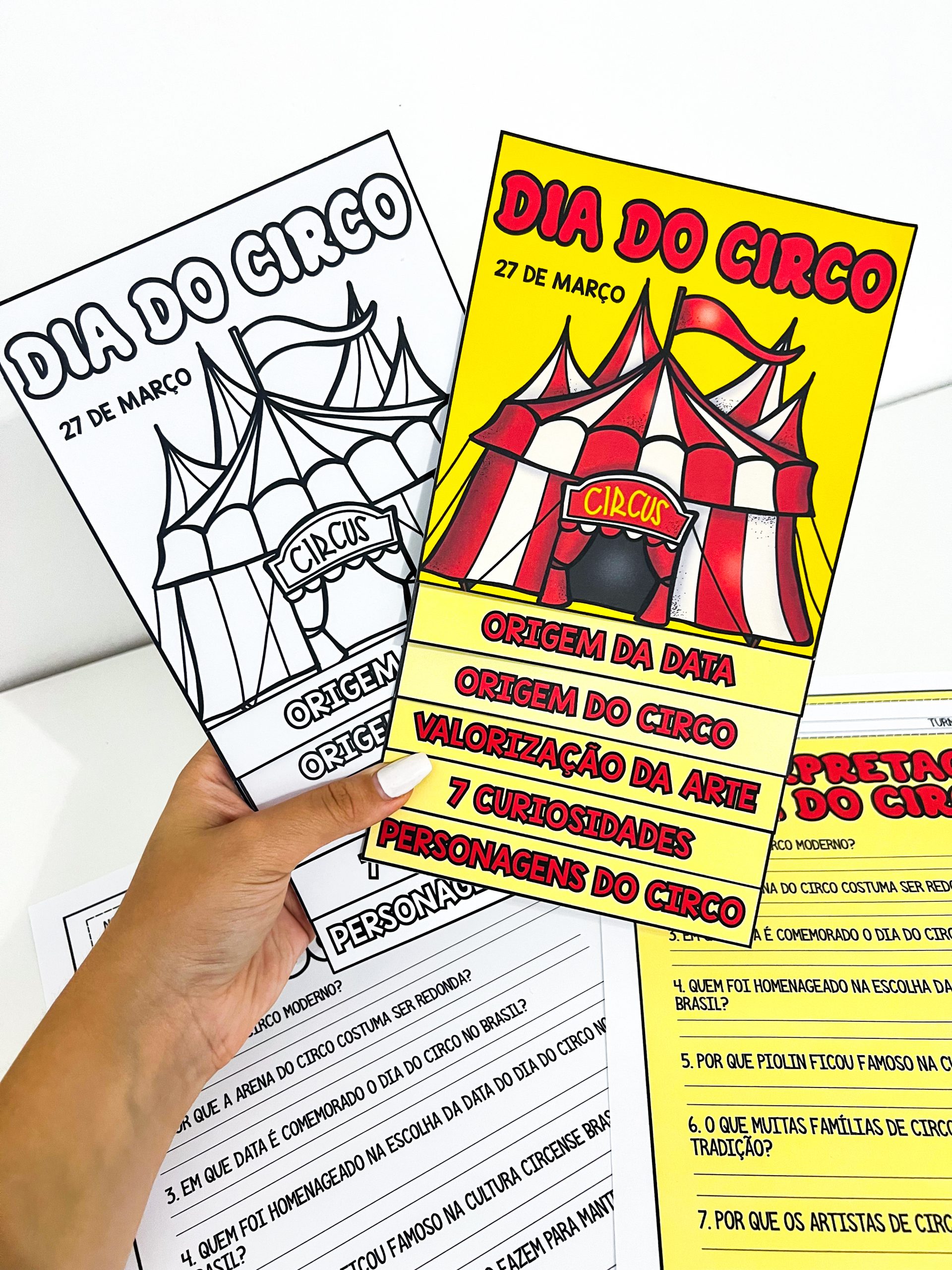 Flipbook Dia do Circo + Interpretação de Texto - Imagem 4