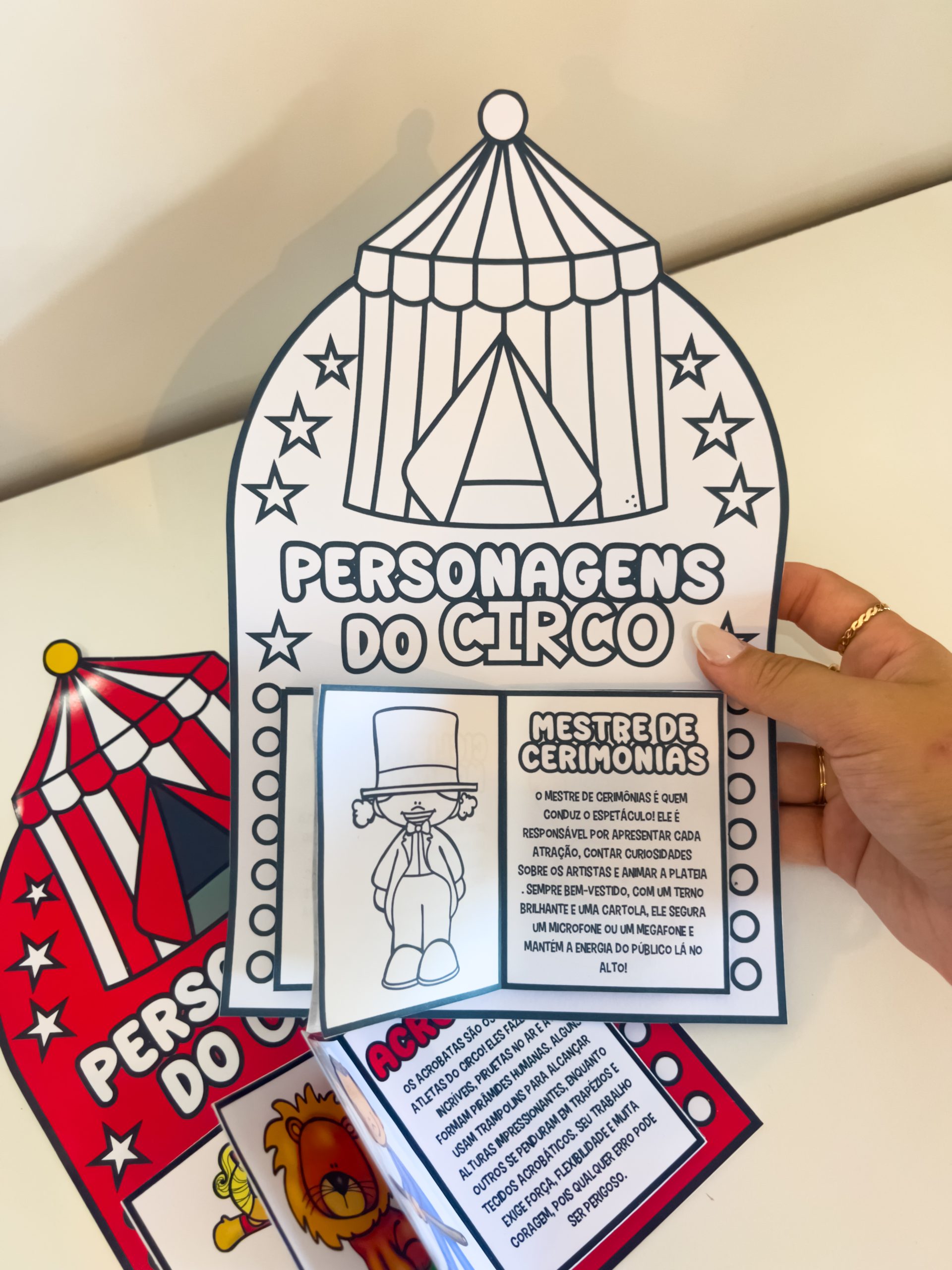 Livrinho interativo dia do circo - Imagem 5