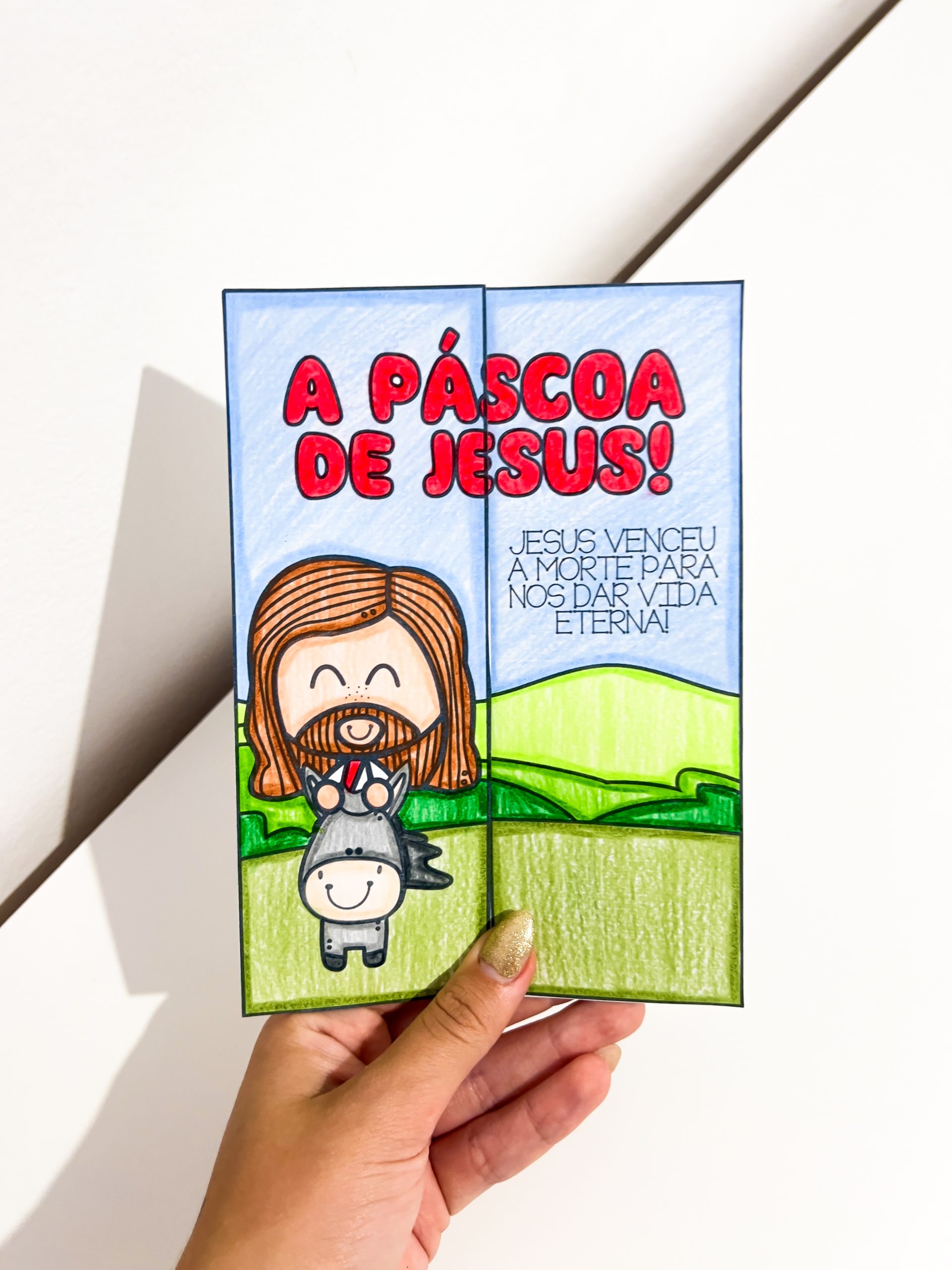 Lapbook Páscoa cristã - Preto e branco - Imagem 8