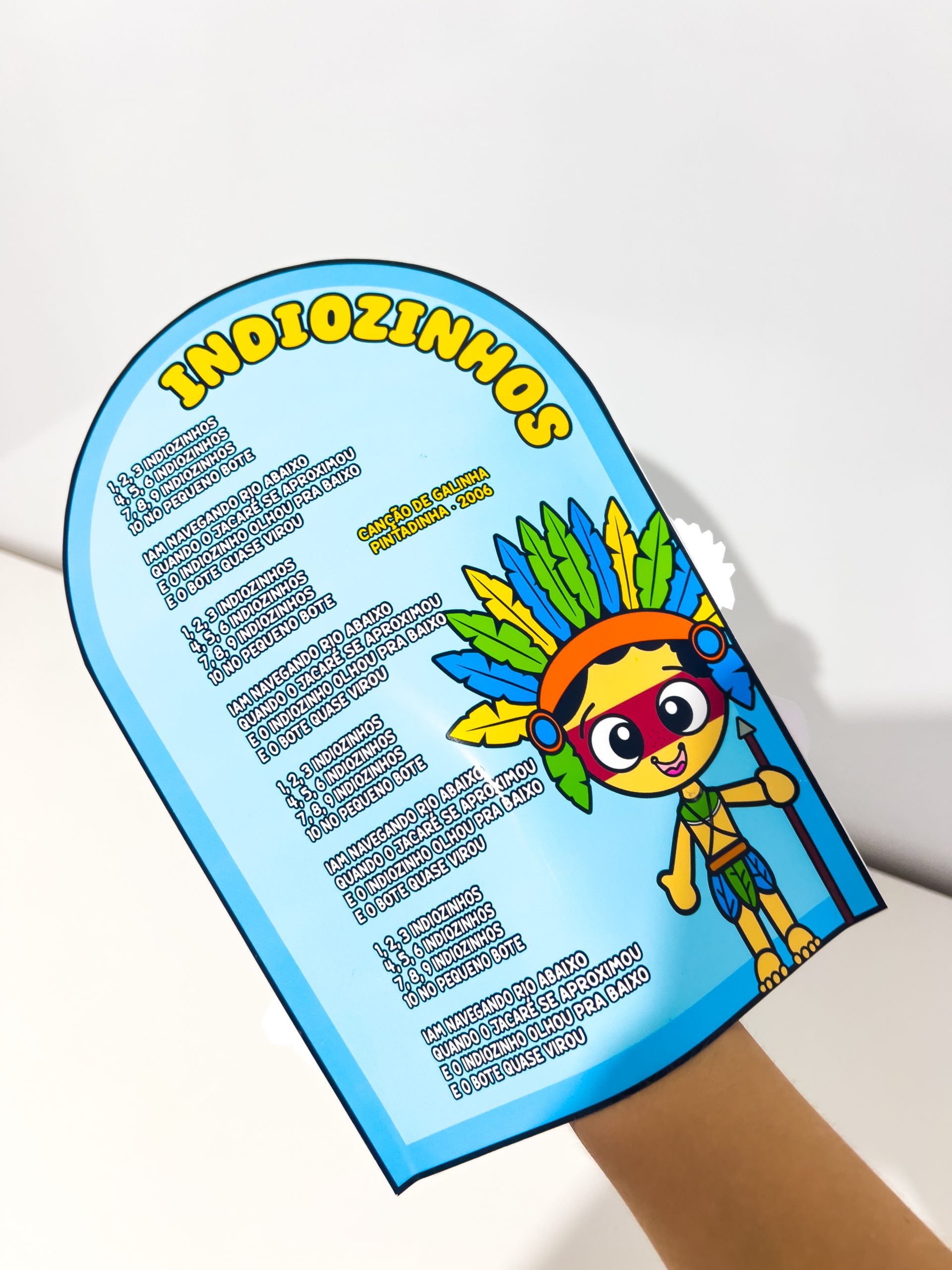 Luva Musical Indiozinhos - Imagem 2