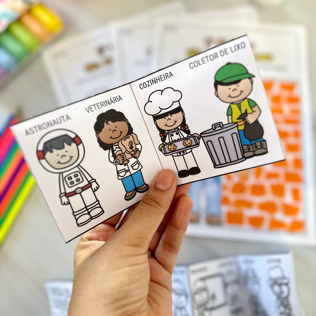 Atividade Dia do Trabalho e Livrinho das Profissões