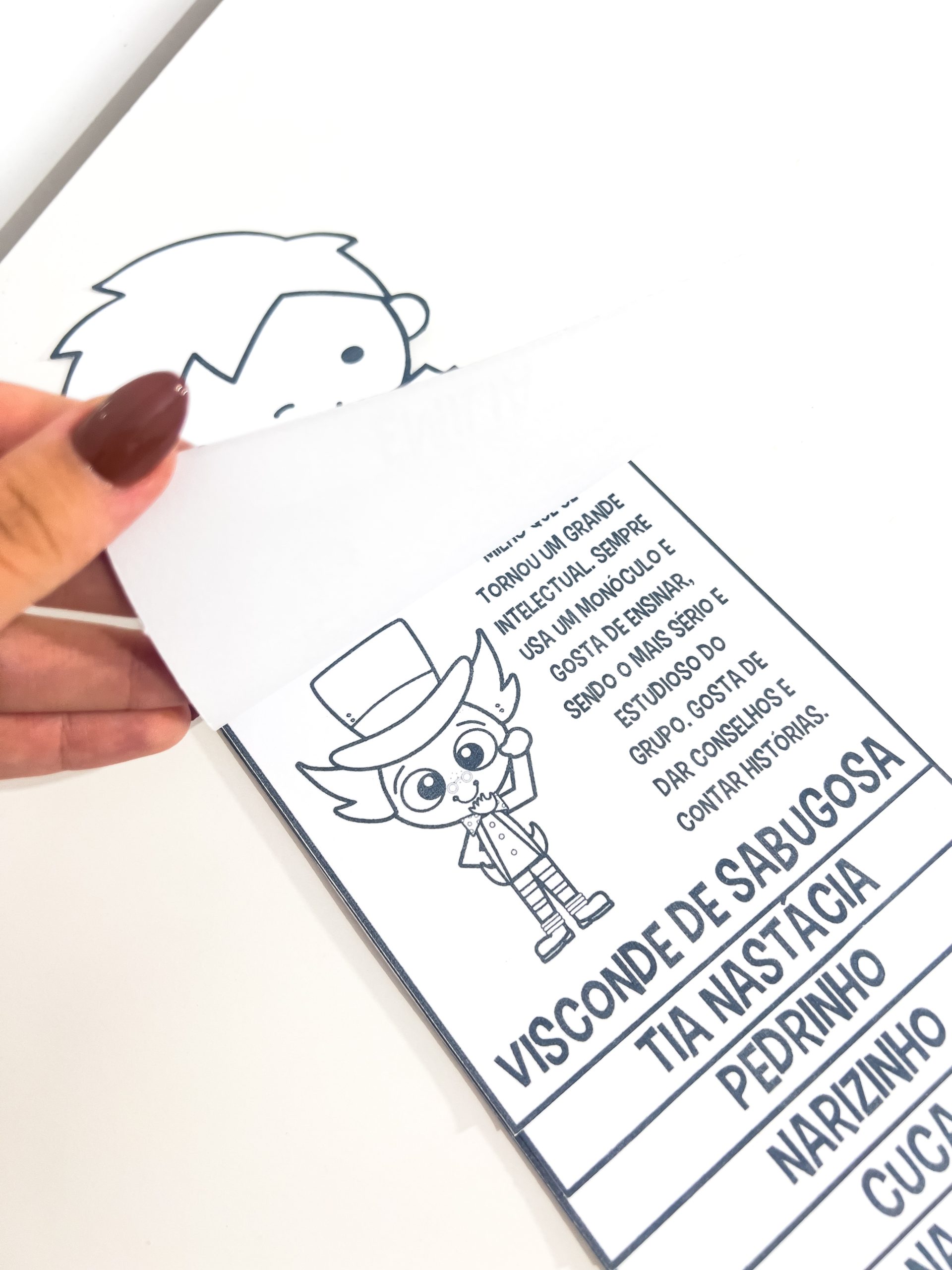 Flipbook Personagens do Sítio