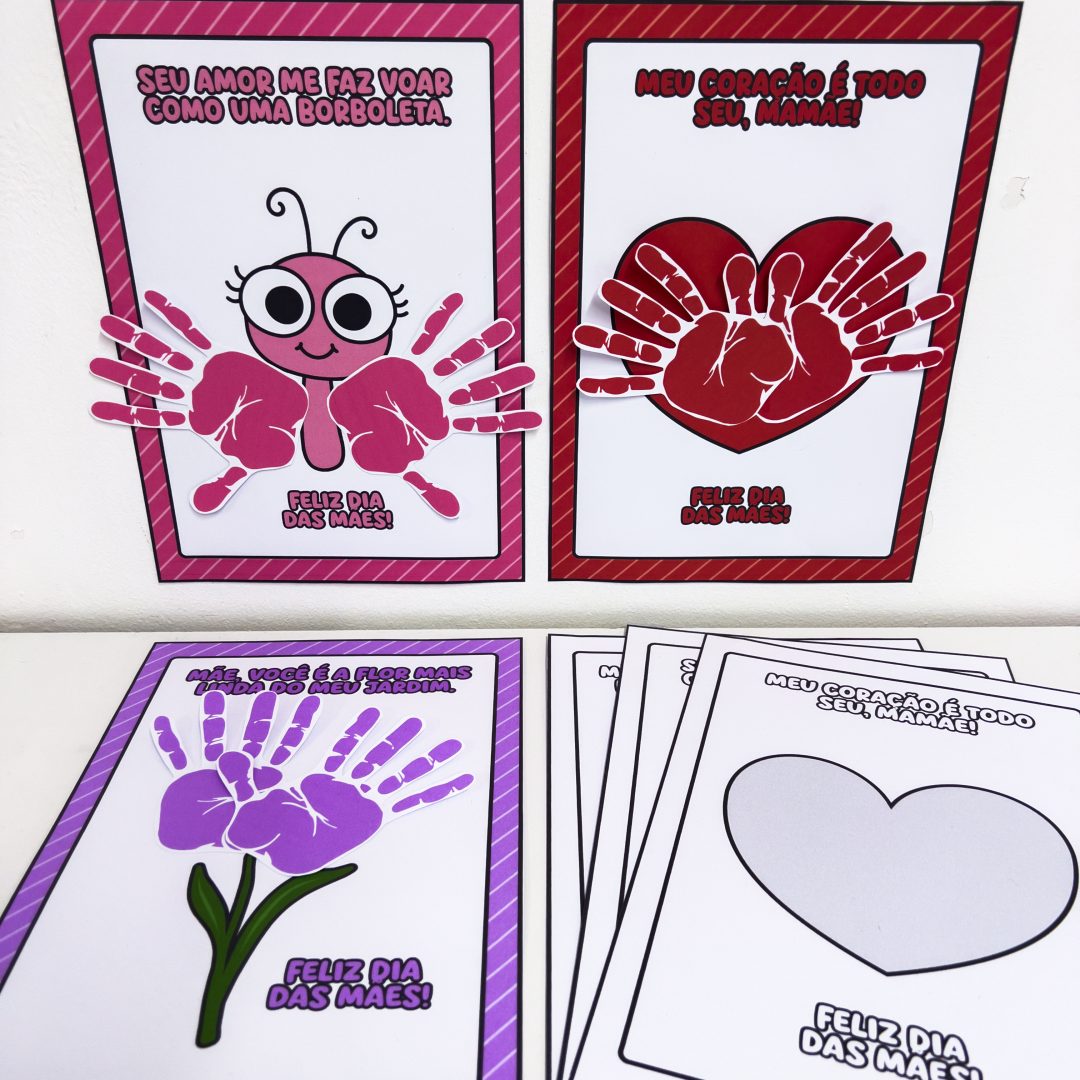 Atividade Interativa Mãozinhas Dia das Mães