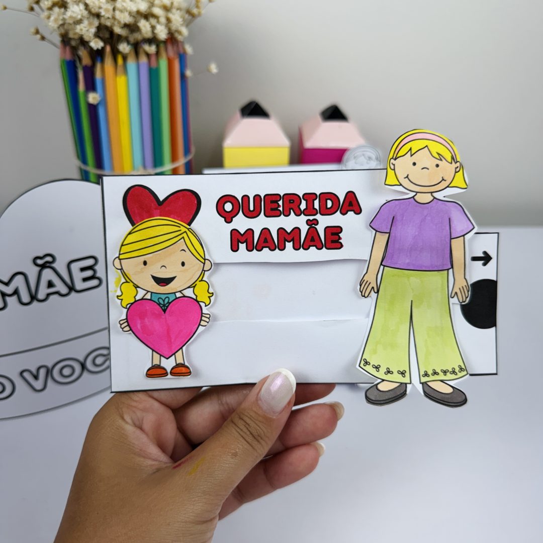 Cartão Interativo Dia das Mães