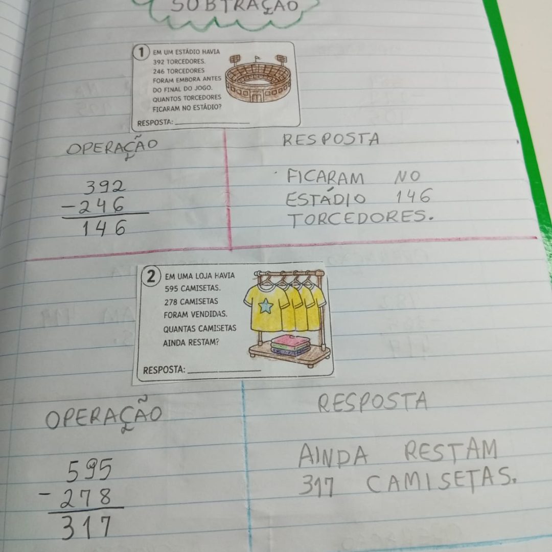 📚➖ 100 PROBLEMINHAS DE SUBTRAÇÃO – 2º ANO ➖📚